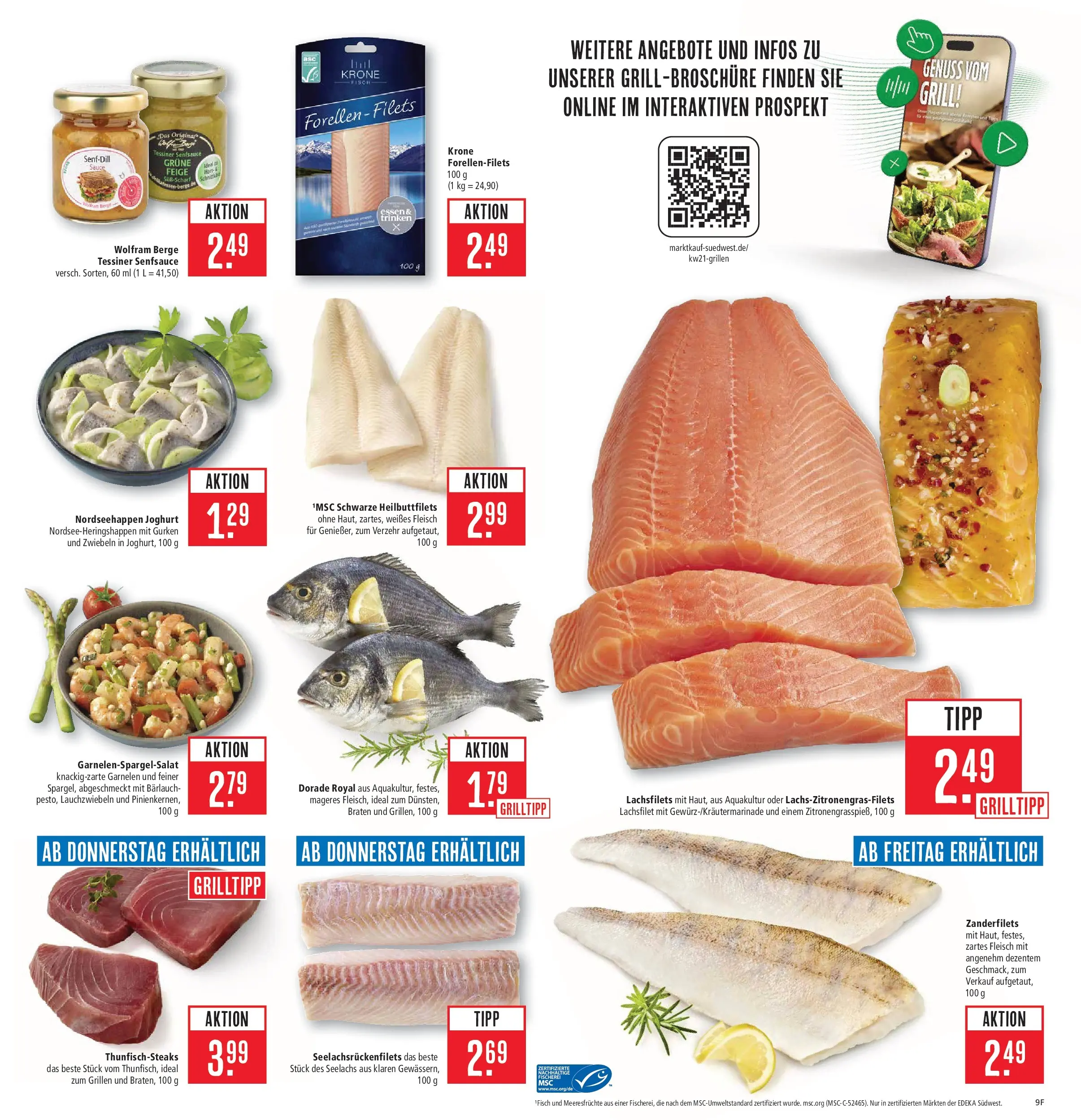 Marktkauf Prospekt Ostfildern	 (ab 17.05.2026) » Angebote online | Seite: 11 | Produkte: Dorade, Garnelen, Meeresfrüchte, Fleisch