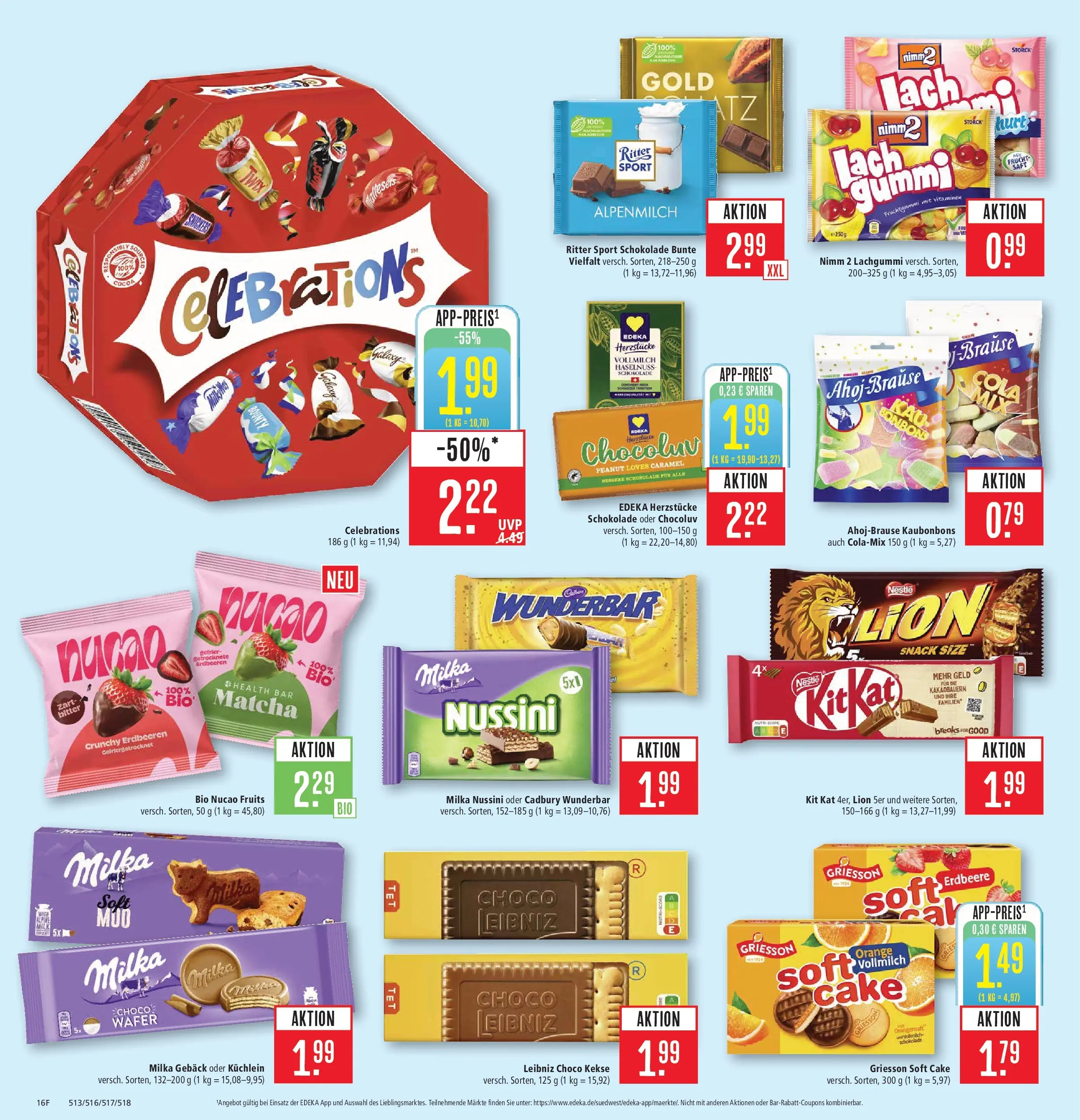 Marktkauf Prospekt Ostfildern	 (ab 17.05.2026) » Angebote online | Seite: 18 | Produkte: Schokolade, Ritter sport, Celebrations, Kekse