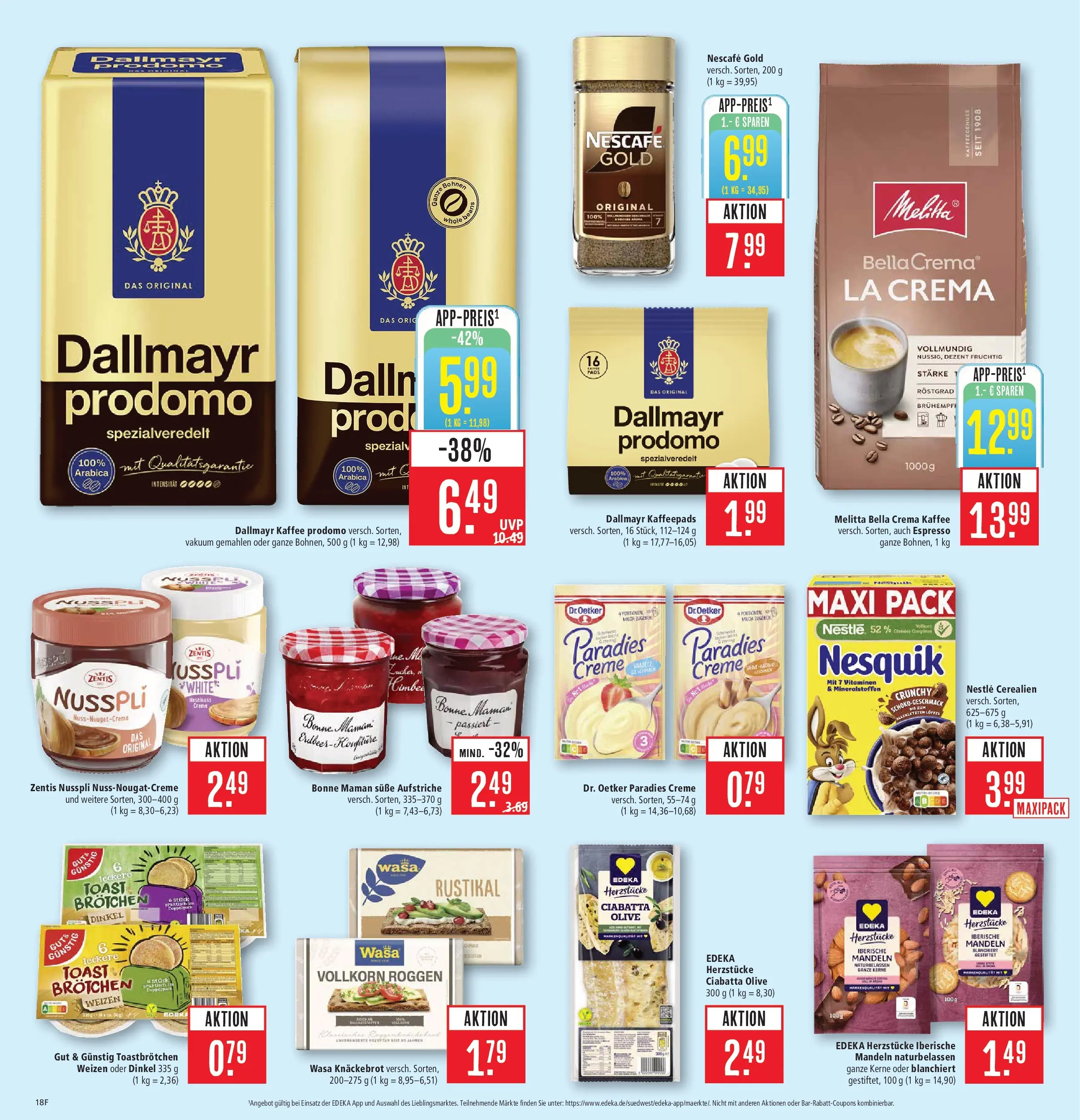 Marktkauf Prospekt Ostfildern	 (ab 17.05.2026) » Angebote online | Seite: 22 | Produkte: Melitta, Kaffeepads, Nesquik, Mandeln