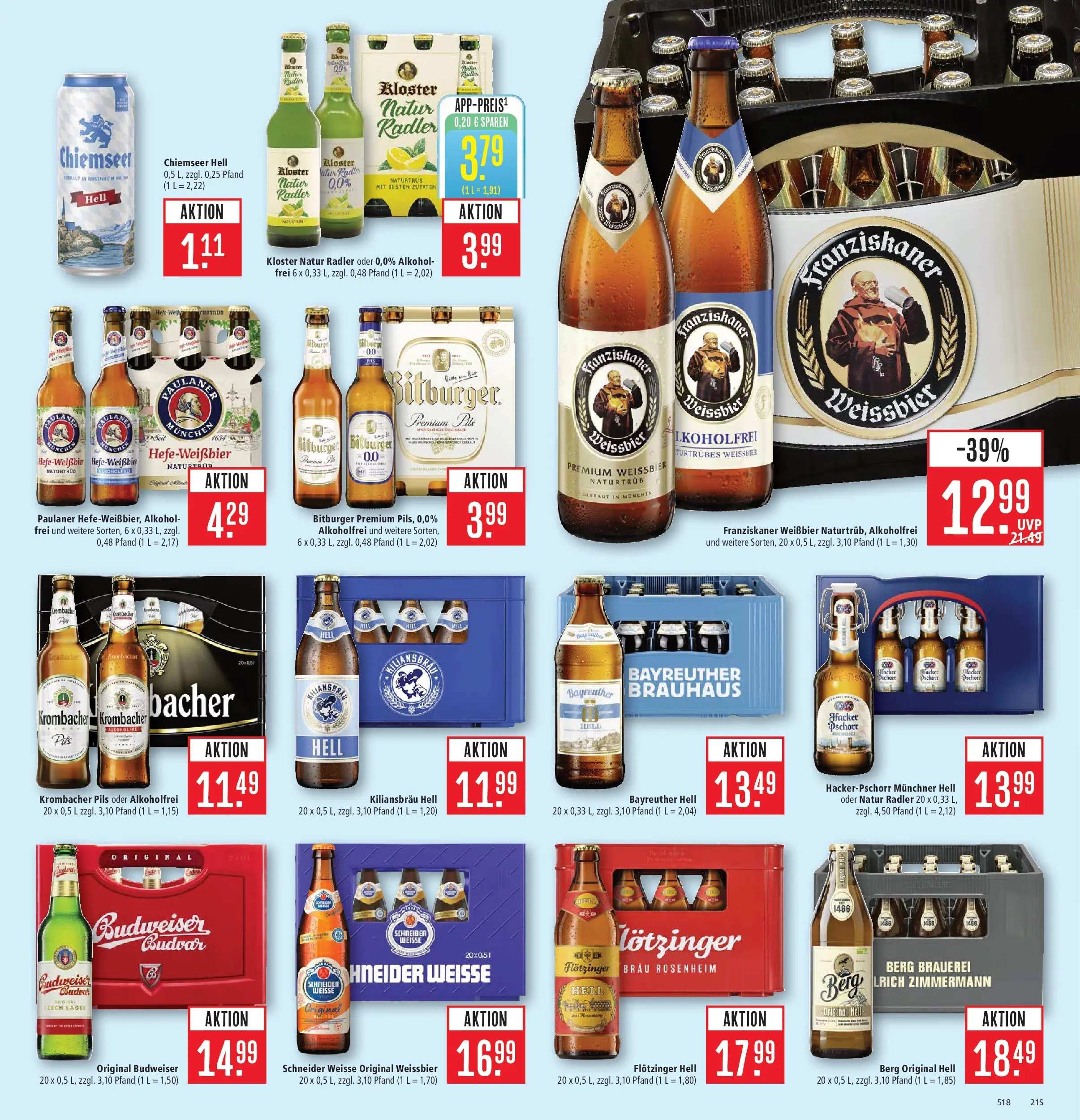 Marktkauf Prospekt Senden	 (ab 17.05.2026) » Angebote online | Seite: 25 | Produkte: Bayreuther hell, Franziskaner, Pils, Paulaner