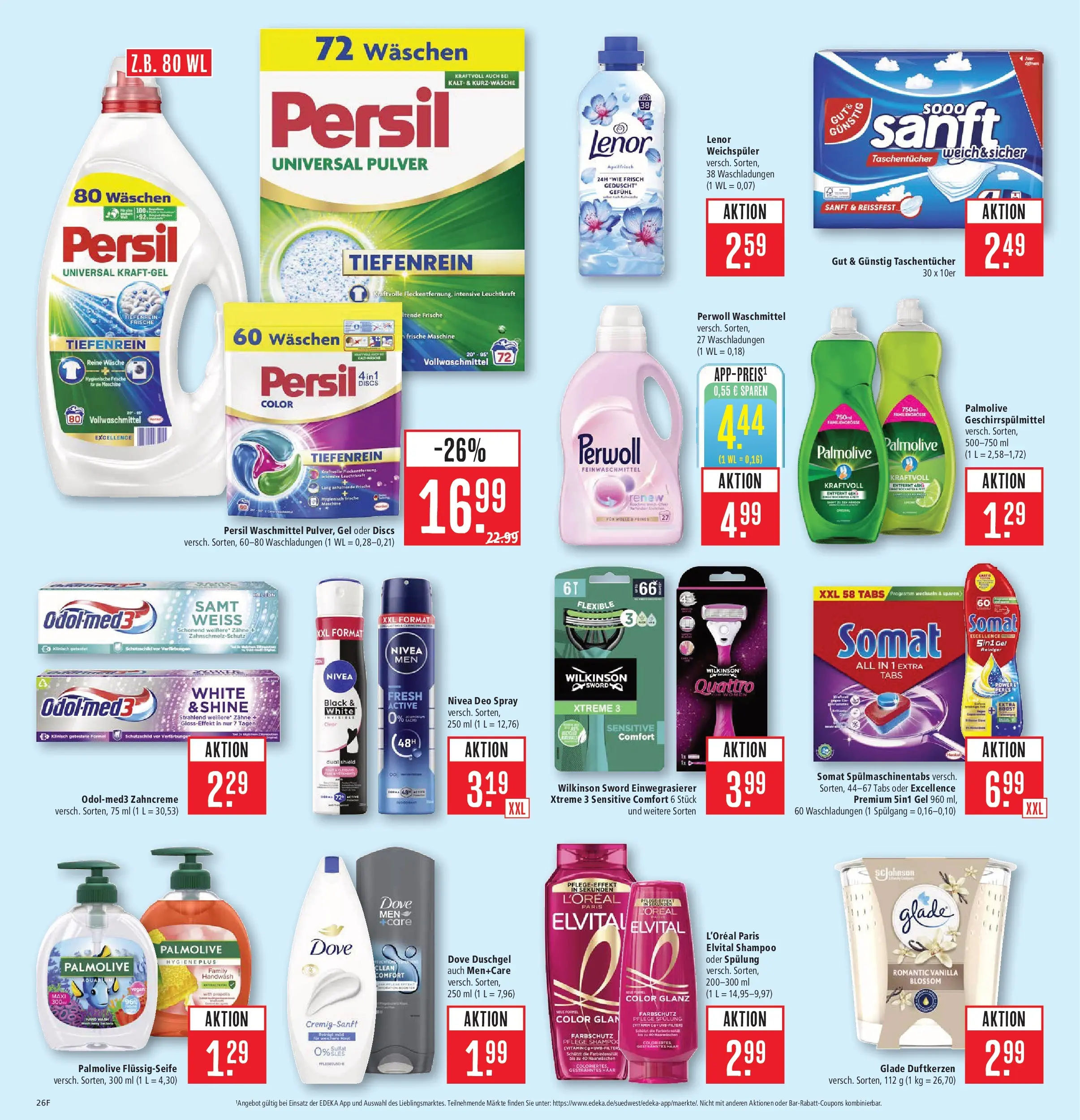 Marktkauf Prospekt Ostfildern	 (ab 17.05.2026) » Angebote online | Seite: 30 | Produkte: Lenor, Spülung, Duschgel, Geschirrspülmittel