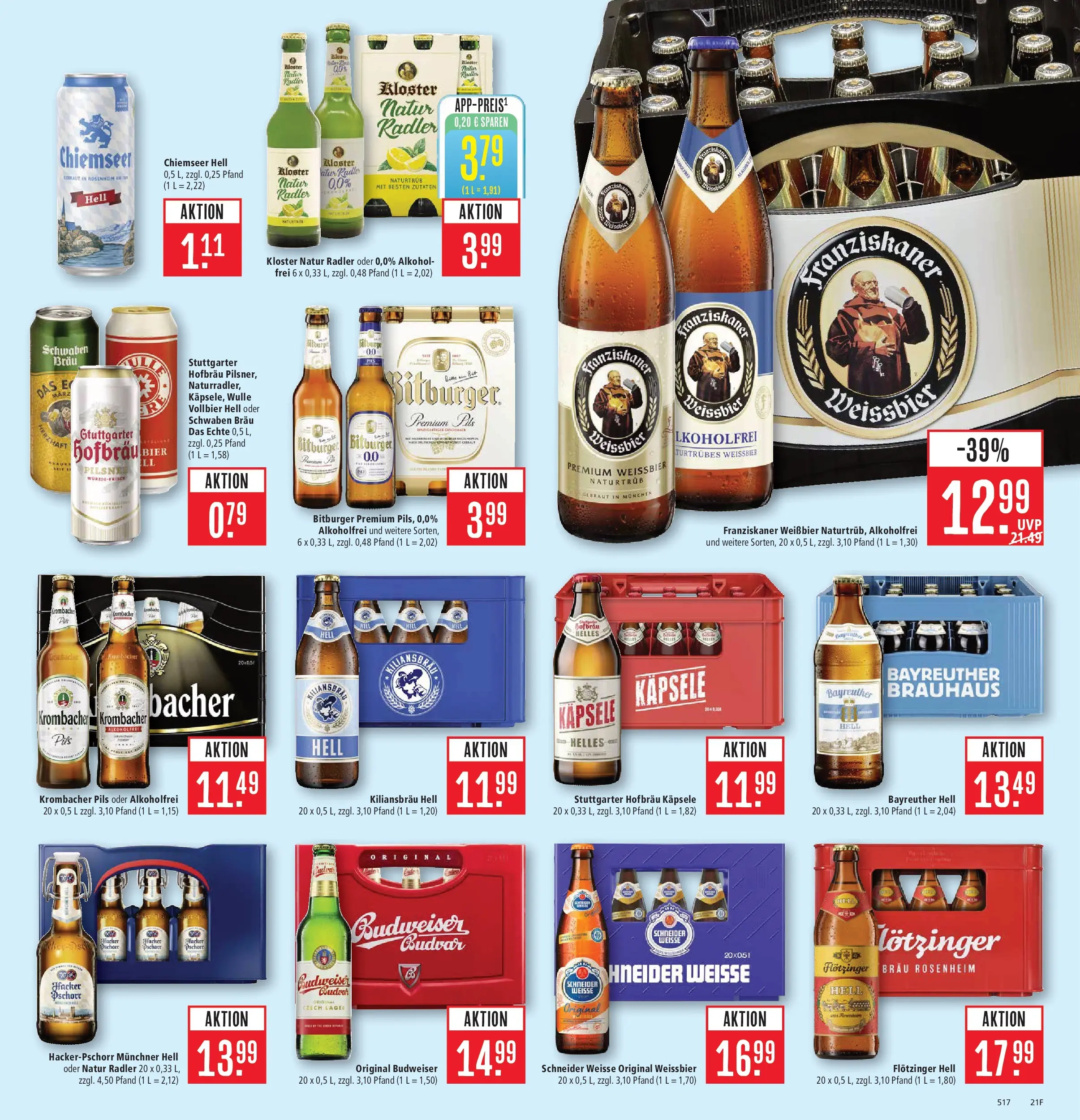 Marktkauf Prospekt Ostfildern	 (ab 17.05.2026) » Angebote online | Seite: 25 | Produkte: Bitburger, Pils, Radler, Krombacher