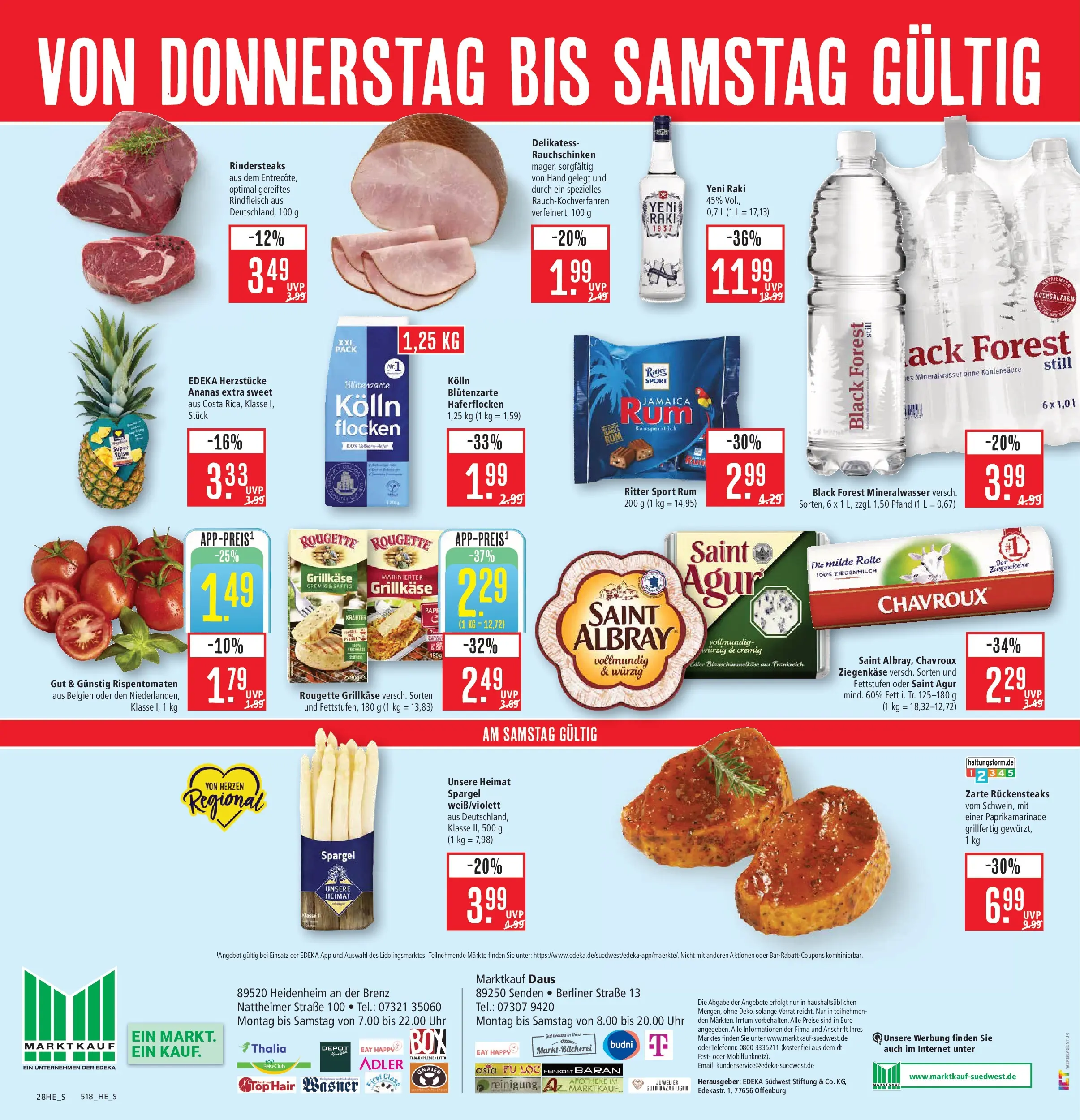 Marktkauf Prospekt Senden	 (ab 17.05.2026) » Angebote online | Seite: 32 | Produkte: Berliner, Top, Ritter sport, Ananas