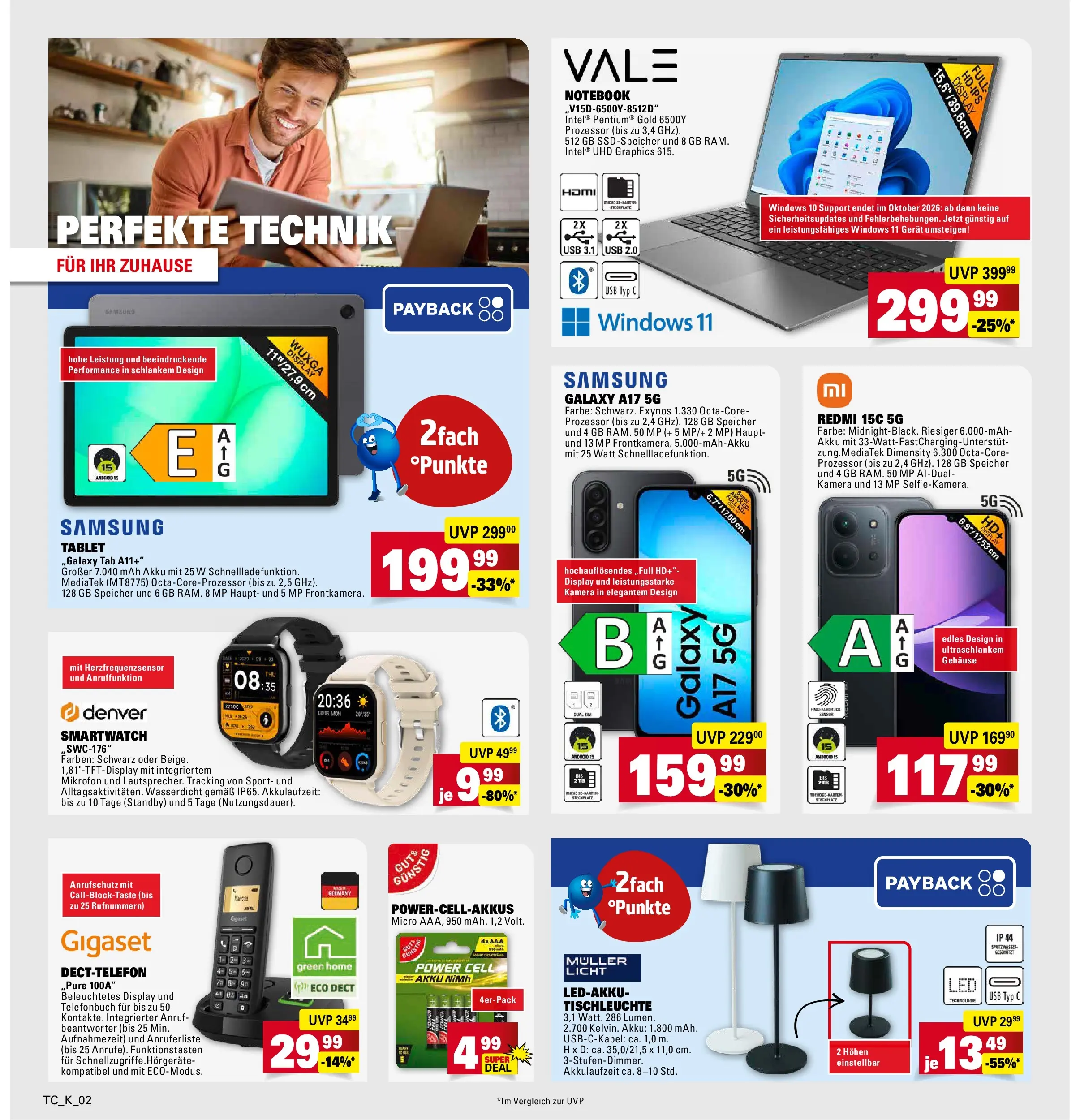 Marktkauf Prospekt Senden	 (ab 17.05.2026) » Angebote online | Seite: 34 | Produkte: Kamera, Mikrofon, Samsung, Tablet