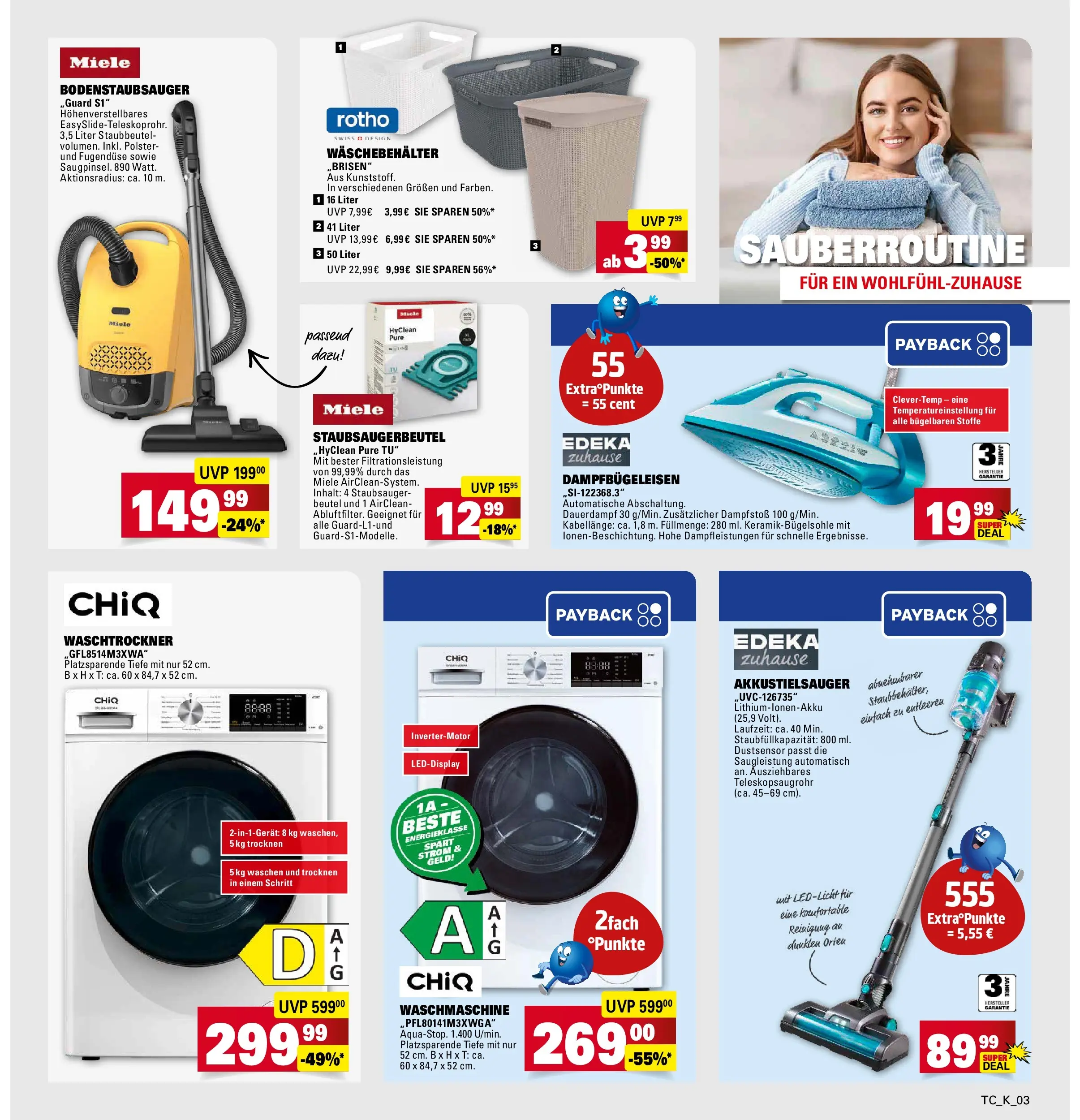 Marktkauf Prospekt Senden	 (ab 17.05.2026) » Angebote online | Seite: 35 | Produkte: Miele, Staubsauger, Waschmaschine, Waschtrockner