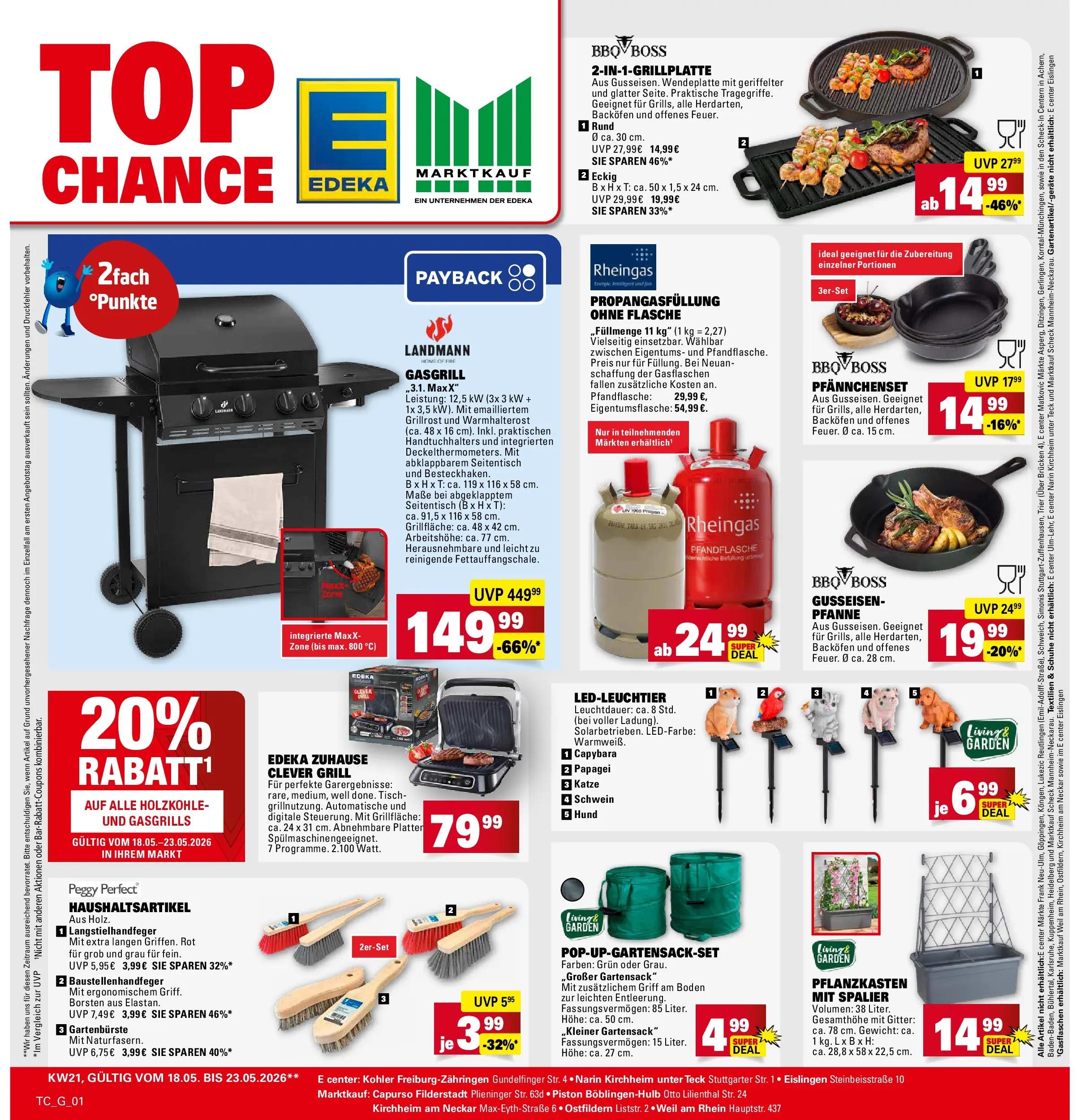 Marktkauf Prospekt Ostfildern	 (ab 17.05.2026) » Angebote online | Seite: 33 | Produkte: Gewicht, Grill, Tisch, Backofen