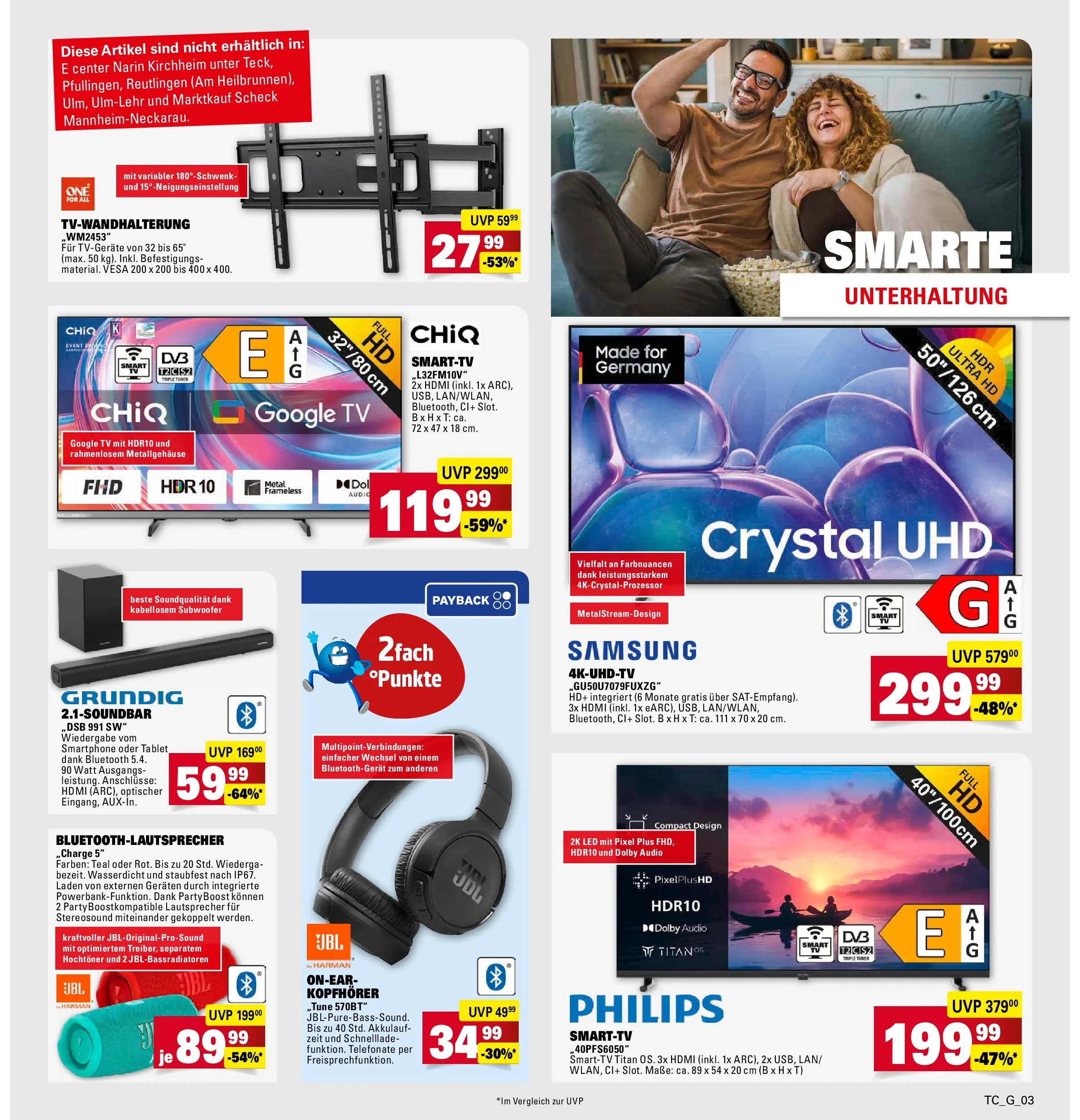 Marktkauf Prospekt Ostfildern	 (ab 17.05.2026) » Angebote online | Seite: 35 | Produkte: Philips, Samsung, Smartphone, TV