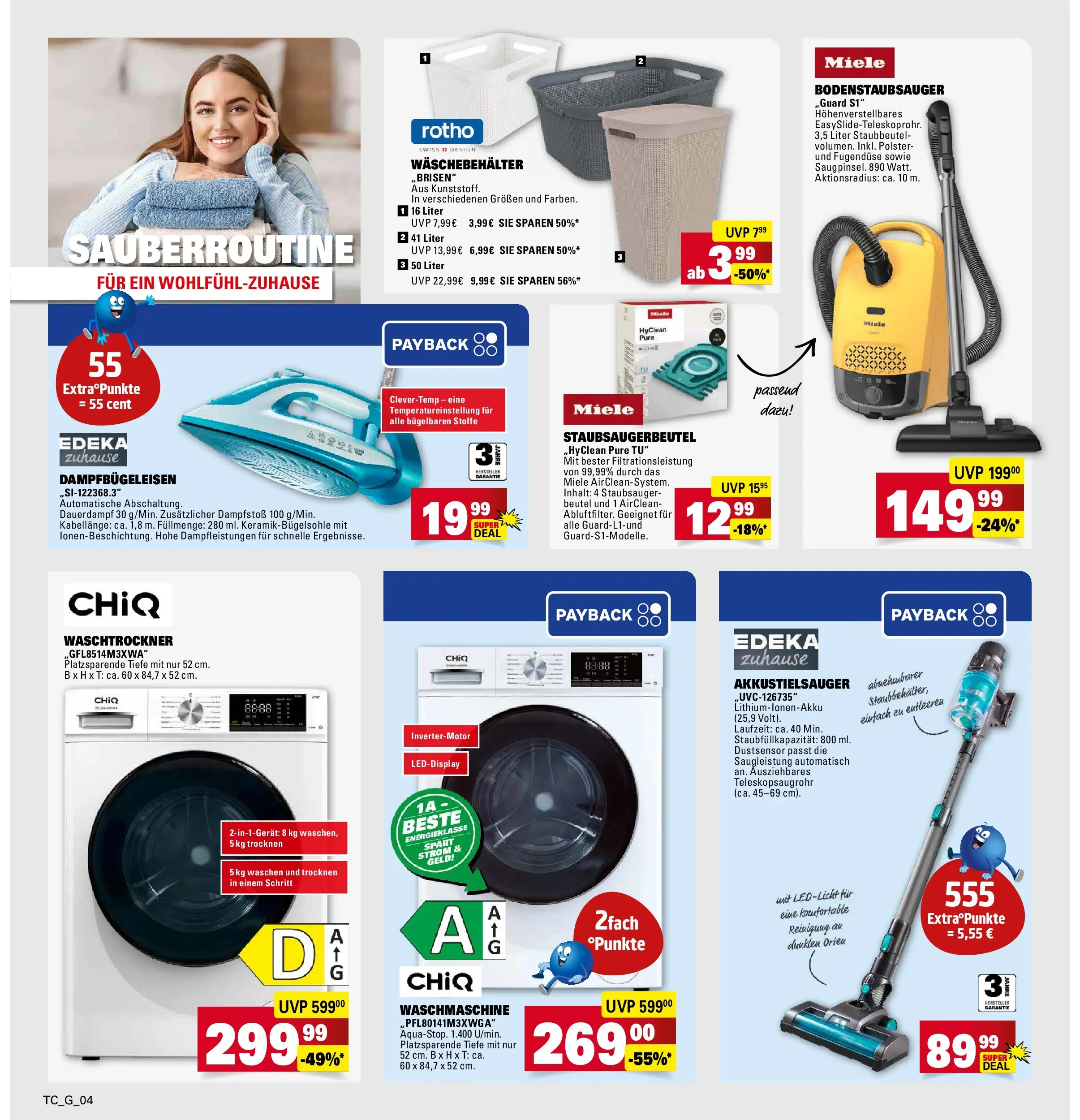 Marktkauf Prospekt Ostfildern	 (ab 17.05.2026) » Angebote online | Seite: 36 | Produkte: Miele, Staubsauger, Waschmaschine, Waschtrockner