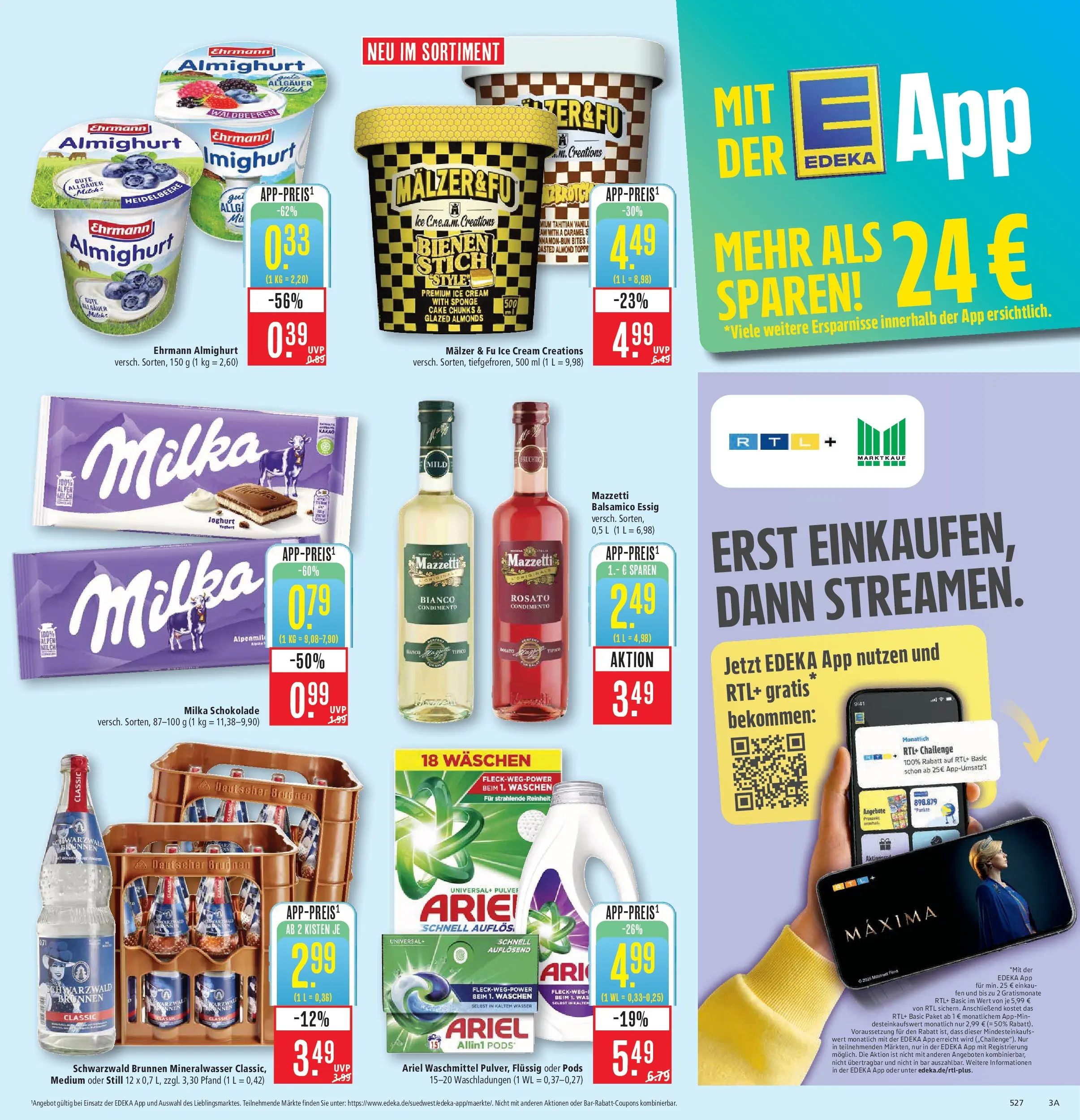 Marktkauf Prospekt Aschaffenburg	 (ab 17.05.2026) » Angebote online | Seite: 5 | Produkte: Joghurt, Ariel, Essig, Wasser