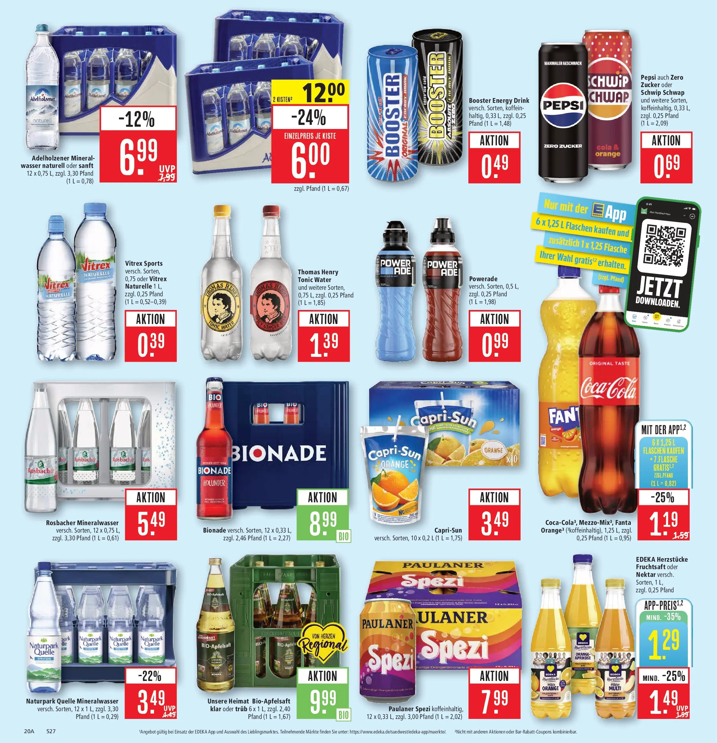 Marktkauf Prospekt Aschaffenburg	 (ab 17.05.2026) » Angebote online | Seite: 24 | Produkte: Schwip schwap, Mineralwasser, Powerade, Paulaner