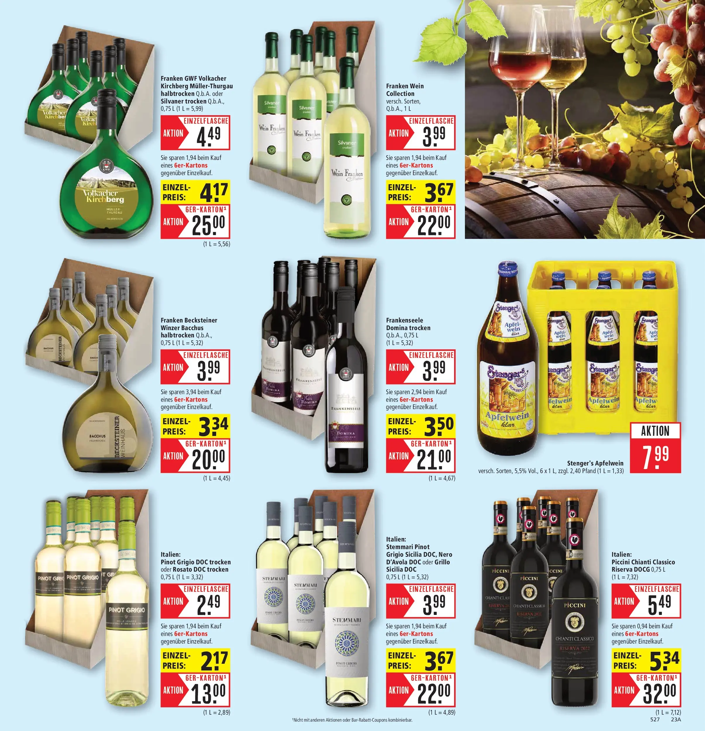 Marktkauf Prospekt Aschaffenburg	 (ab 17.05.2026) » Angebote online | Seite: 27 | Produkte: Äpfel, Wein