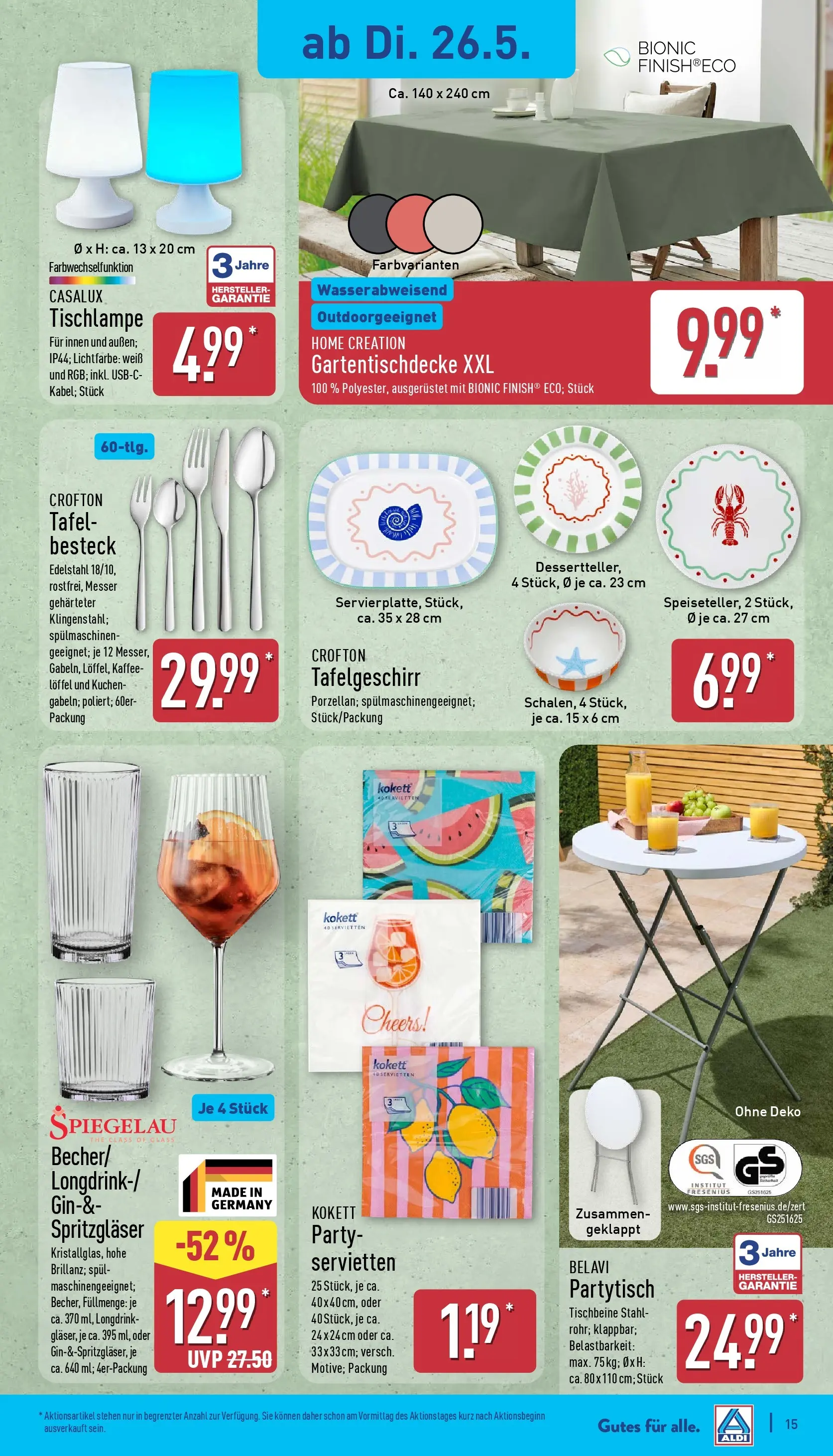 Aldi Wochenangebote (ab 26.05.2026) » Angebote Online | Seite: 15 | Produkte: Belavi, Kaffee, Kuchen, Home creation
