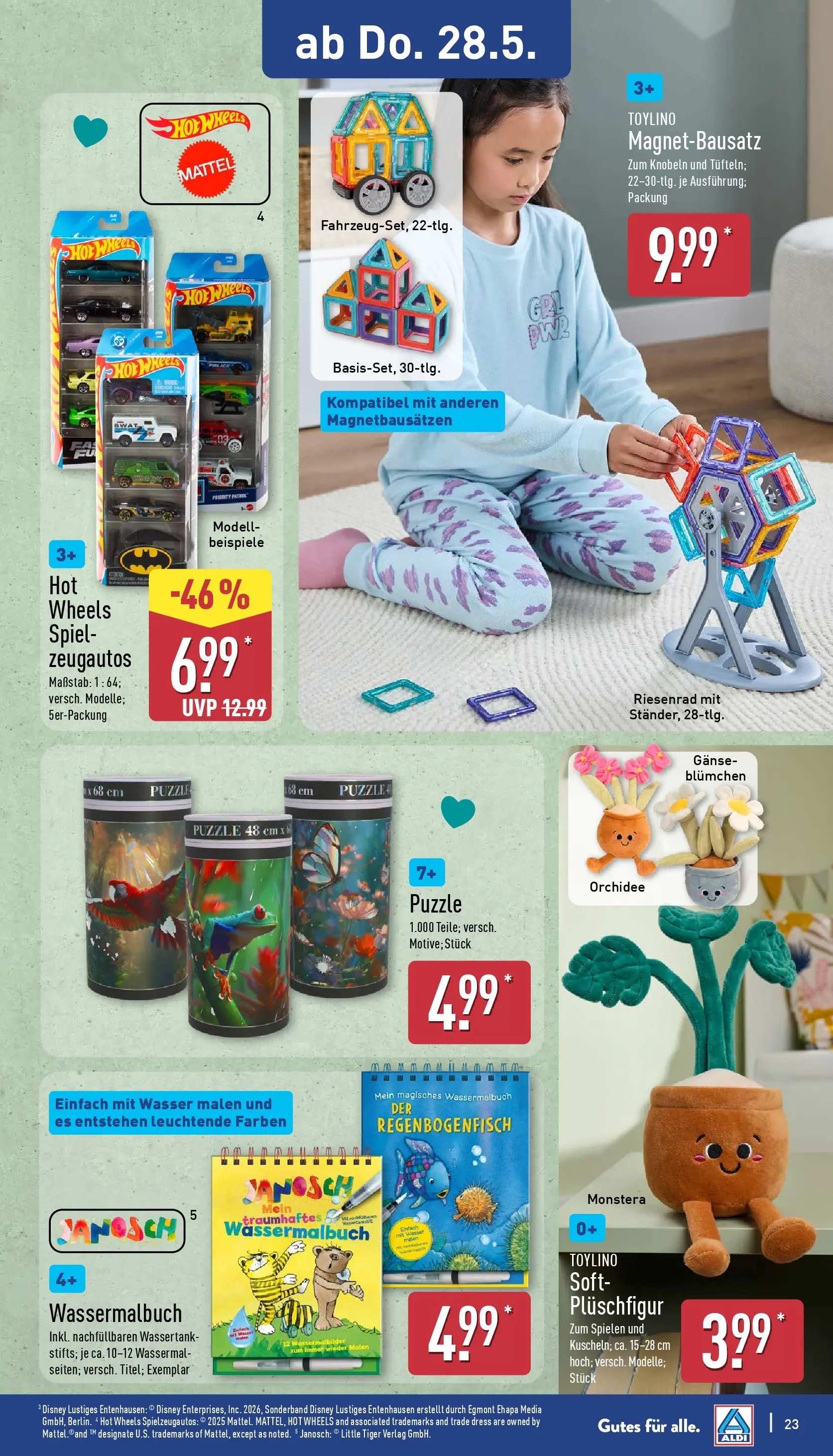 Aldi Wochenangebote (ab 26.05.2026) » Angebote Online | Seite: 23 | Produkte: Spiel, Orchidee, Wasser