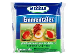 Meggle Топено сирене 150 гр за сандвичи Тост, Ементалер или Чедар