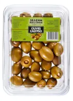Kaufland хипермаркет Зелени маслини с бадем 121/140 - до 24-05-26