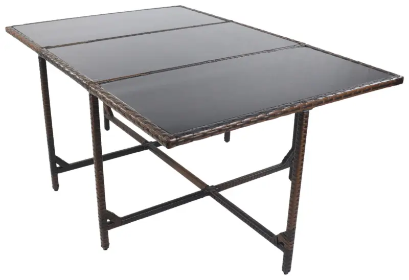 Gartentisch Raloso ca. 170x110x72 cm Braun