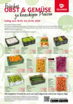 duisburg Selgros: Obst & Gem&uuml;se - bis 23.05.2026