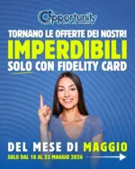 Opportunity Shop Del mese di maggio - al 23.05.2026