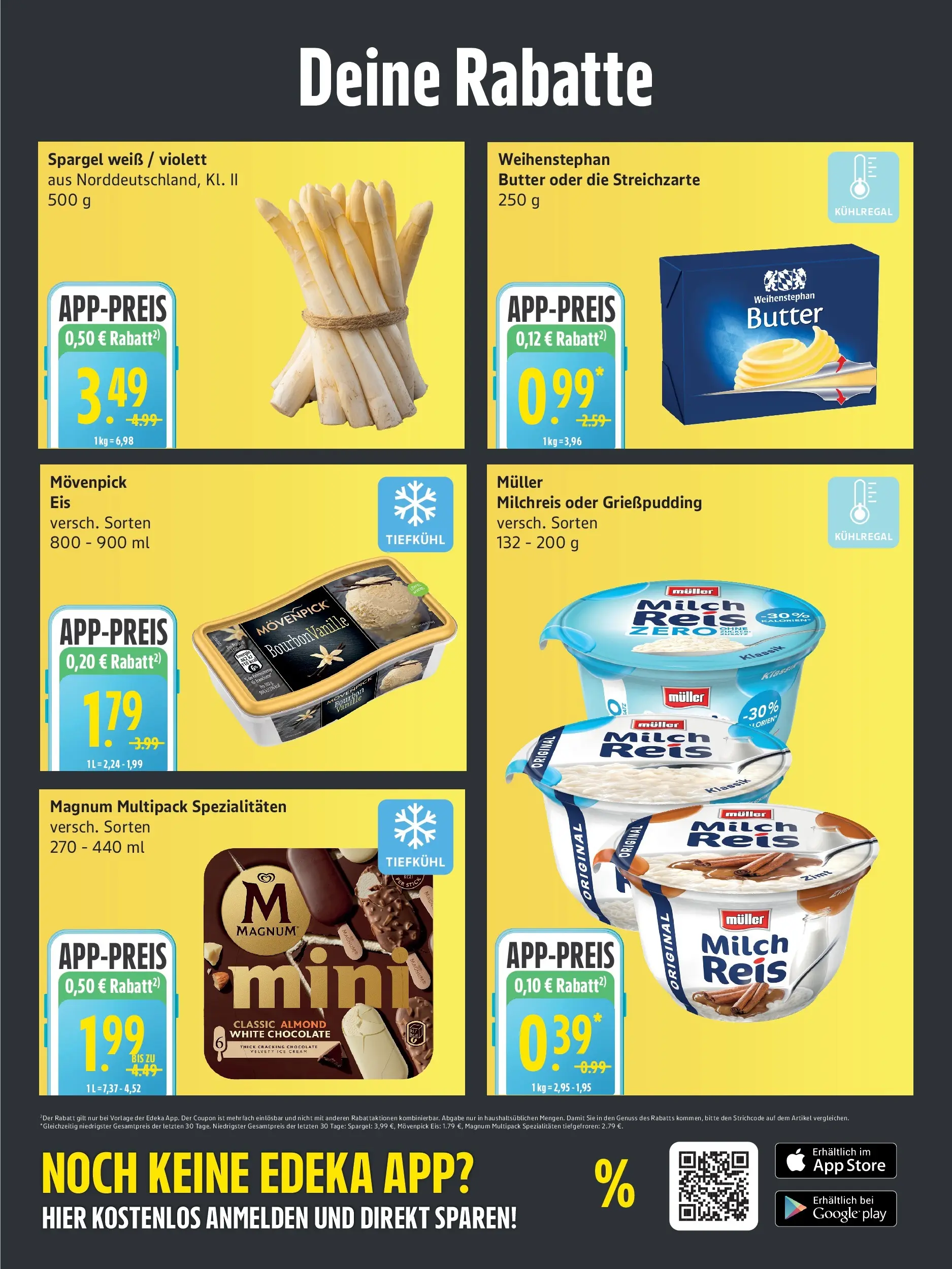 Edeka prospekt Rostock	 (ab 17.05.2026) » Angebote Online | Seite: 2 | Produkte: Milch, Butter, Weihenstephan butter, Bourbon