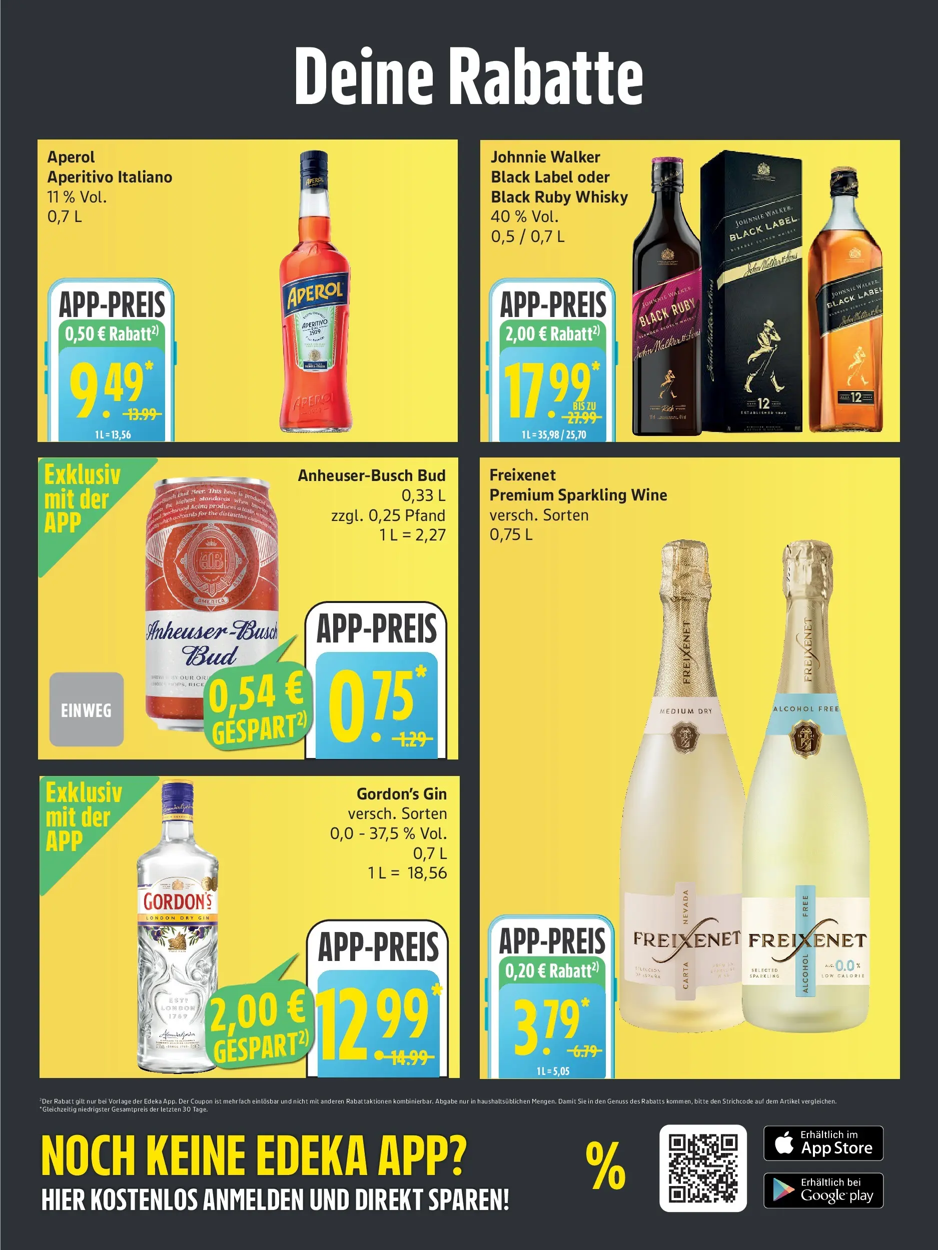 Edeka prospekt Rostock	 (ab 17.05.2026) » Angebote Online | Seite: 6 | Produkte: Gordon's gin, Aperol, Gin, Johnnie walker
