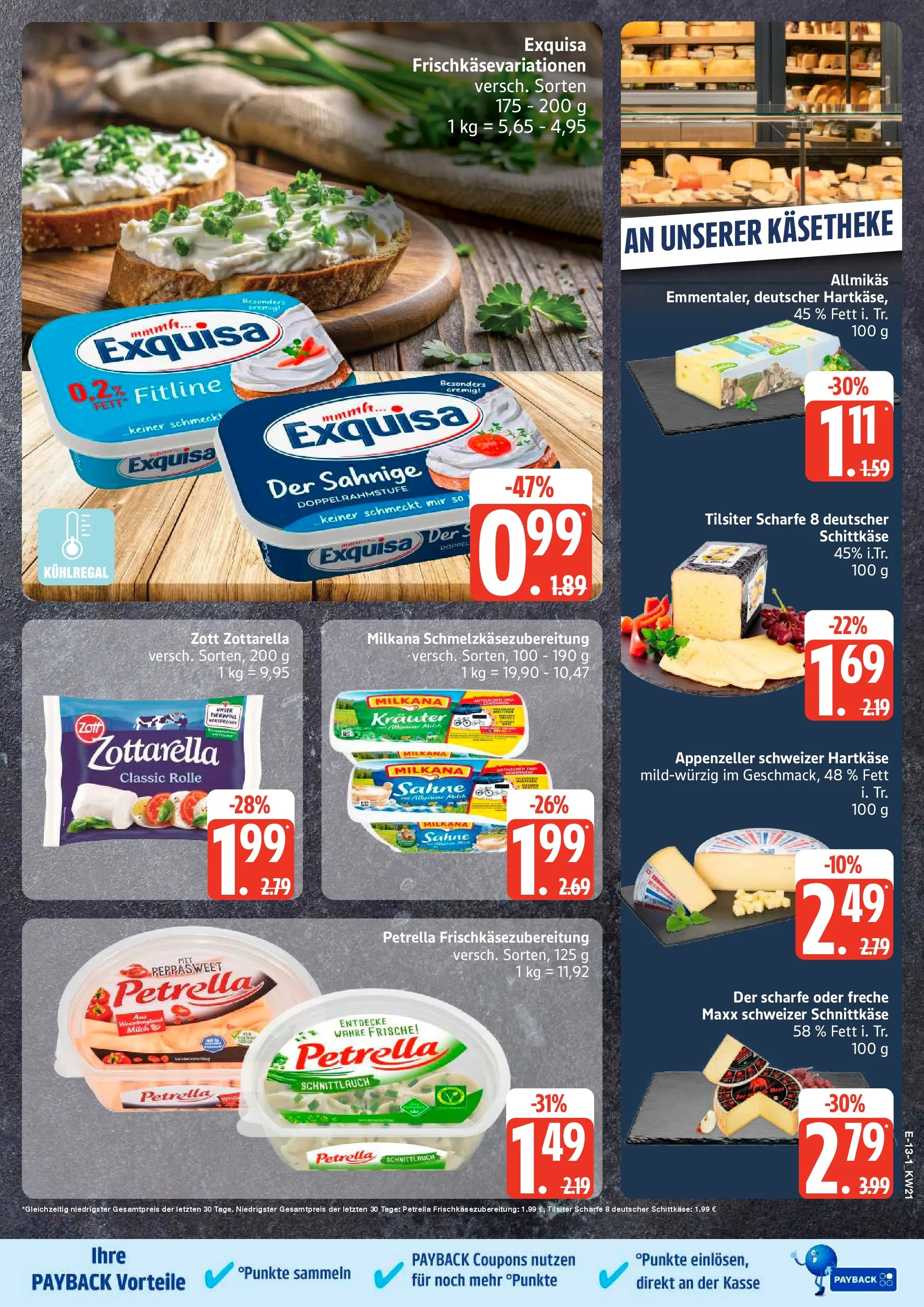 Edeka prospekt Bremervörde	 (ab 17.05.2026) » Angebote Online | Seite: 13 | Produkte: Milch, Milkana, Exquisa, Sahne