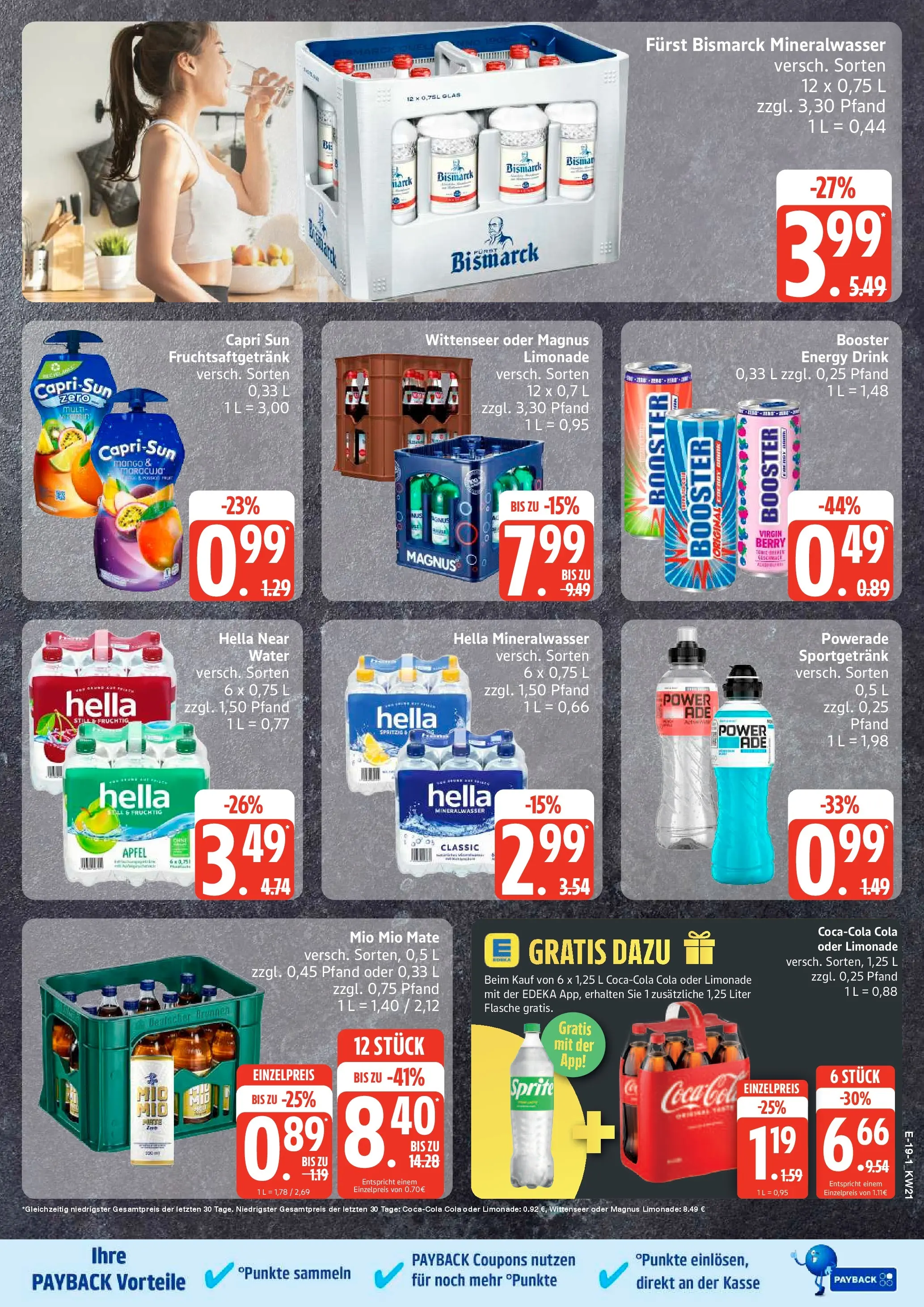 Edeka prospekt Bremervörde	 (ab 17.05.2026) » Angebote Online | Seite: 19 | Produkte: Sprite, Capri sun, Mio mio mate, Powerade