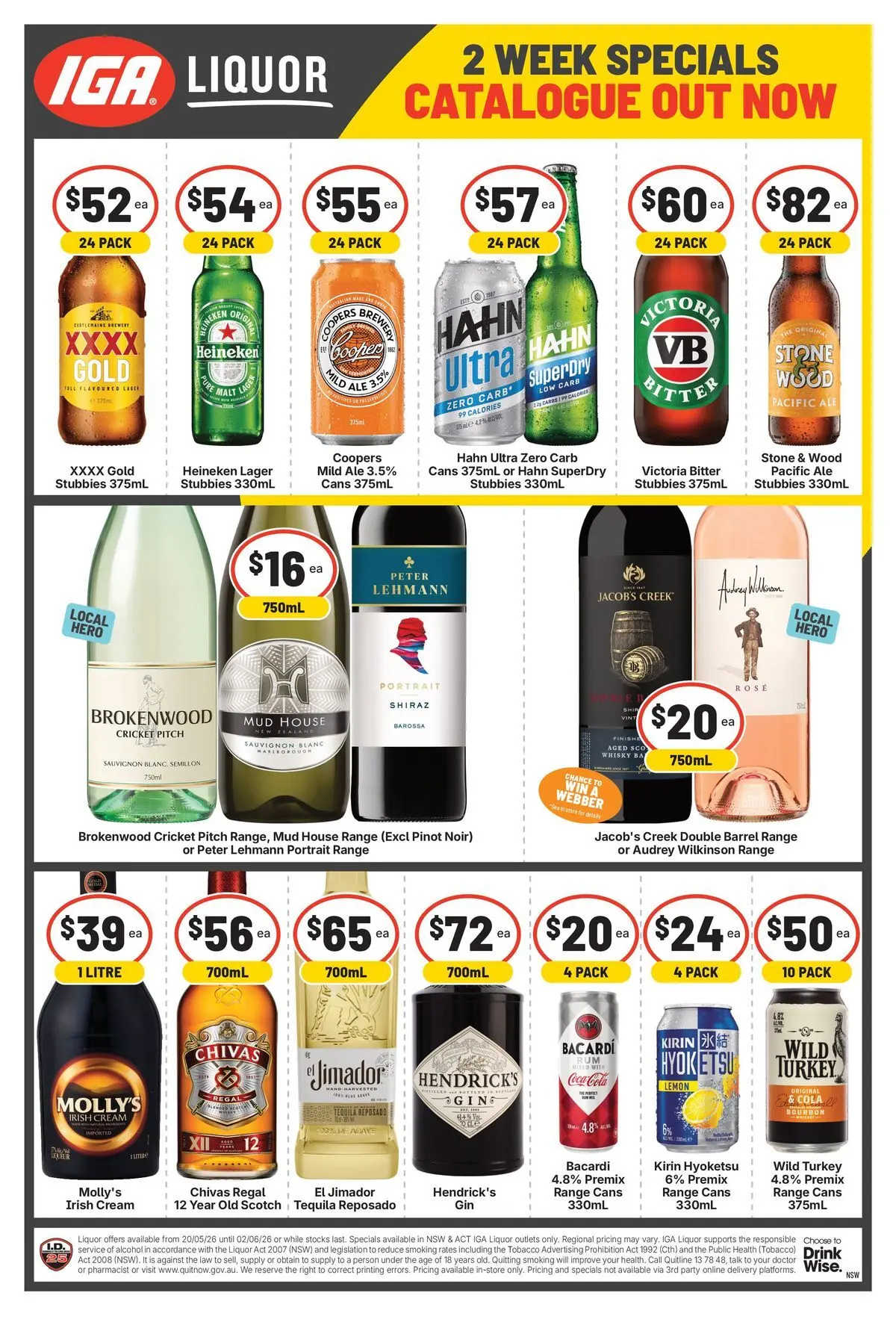 Deals - 2 Week Specials 20/05 - 19/05/2026 > weekly / monthly specials | Page: 2 | Products: Coca Cola, Cream, Wood, Lemon