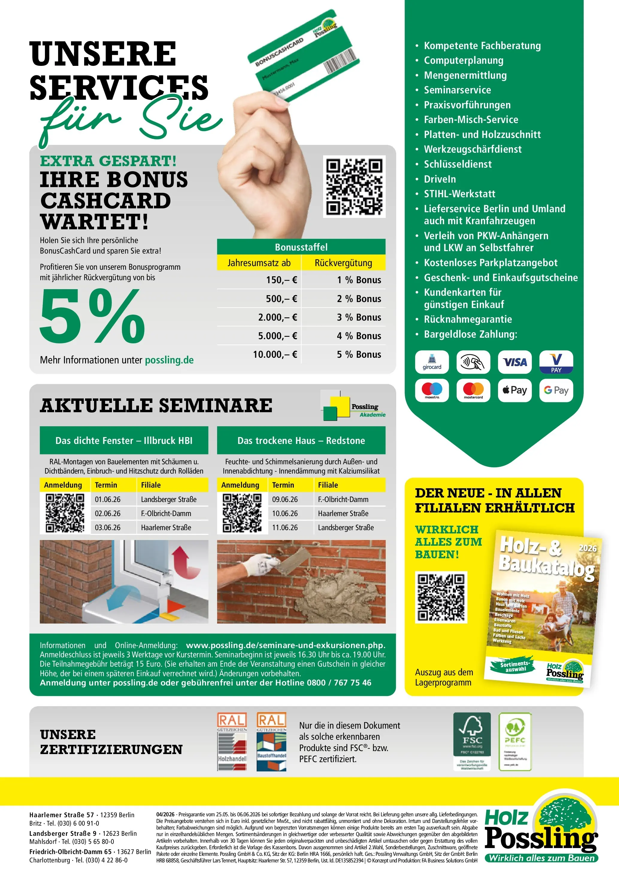 Angebote - Holz Possling: Preisaktion Angebote (ab 24.05.2026) zum Blättern | Seite: 8