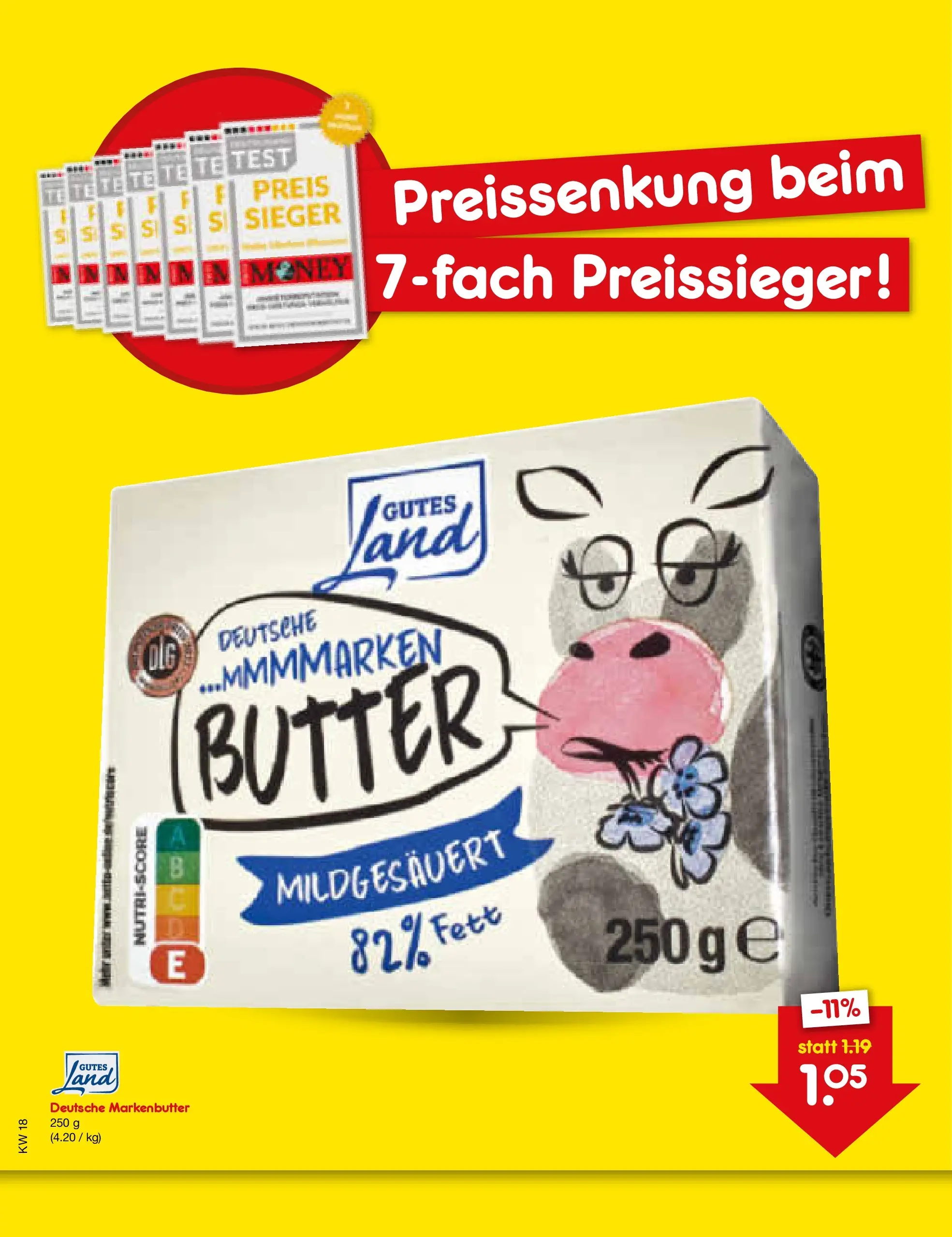 Netto Marken-Discount Prospekt Mauern (ab 26.05.2026) » Angebote | Seite: 6 | Produkte: Butter