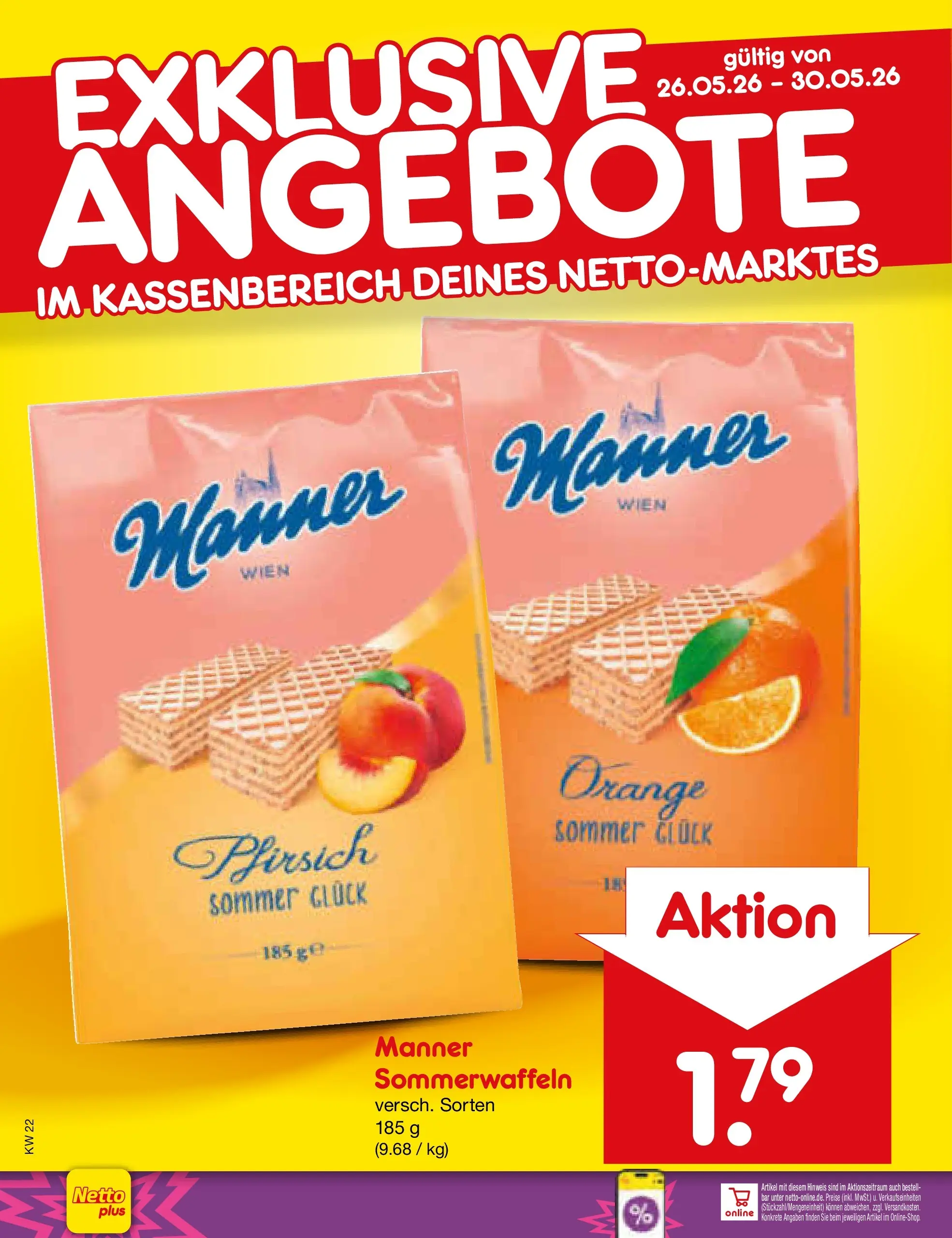 Netto Marken-Discount Prospekt Mauern (ab 26.05.2026) » Angebote | Seite: 24 | Produkte: Pfirsich