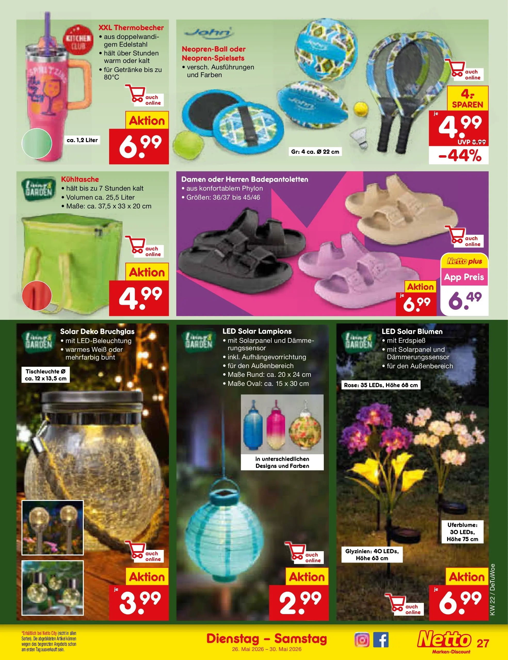 Netto Marken-Discount Prospekt Lahr-Langenwinkel (ab 26.05.2026) » Angebote | Seite: 33 | Produkte: Blumen