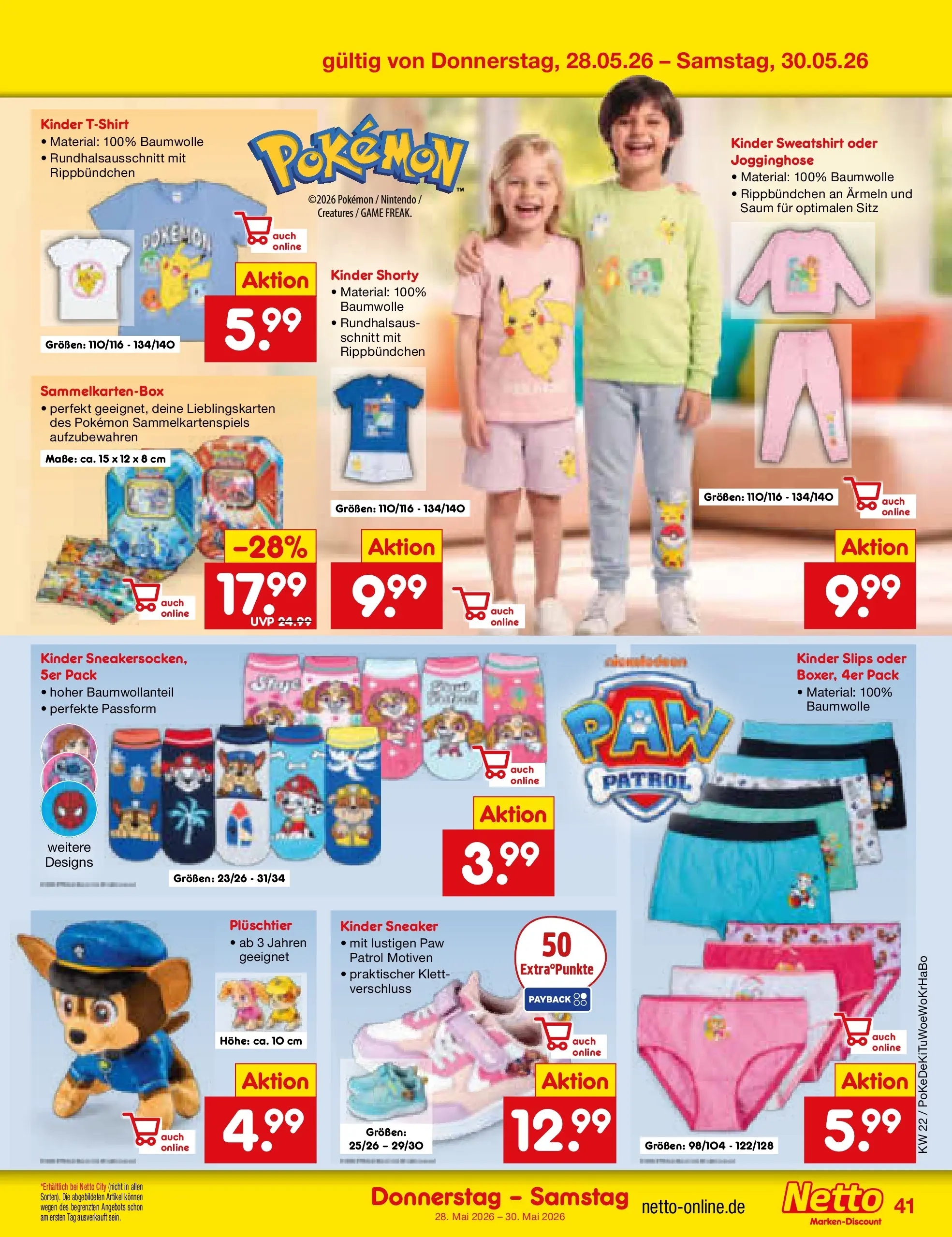 Netto Marken-Discount Prospekt Lahr-Langenwinkel (ab 26.05.2026) » Angebote | Seite: 49 | Produkte: Jogginghose, Sweatshirt