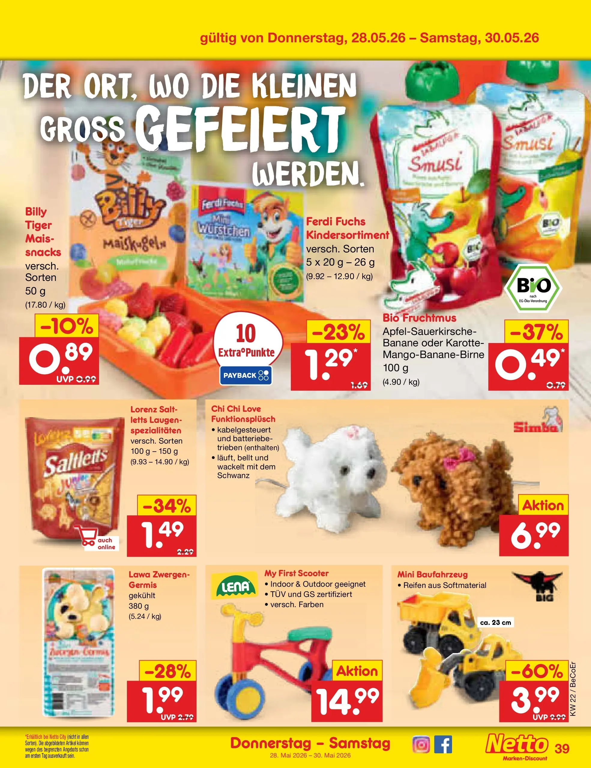 Netto Marken-Discount Prospekt Nordhausen (ab 26.05.2026) » Angebote | Seite: 47 | Produkte: Scooter, Karotte