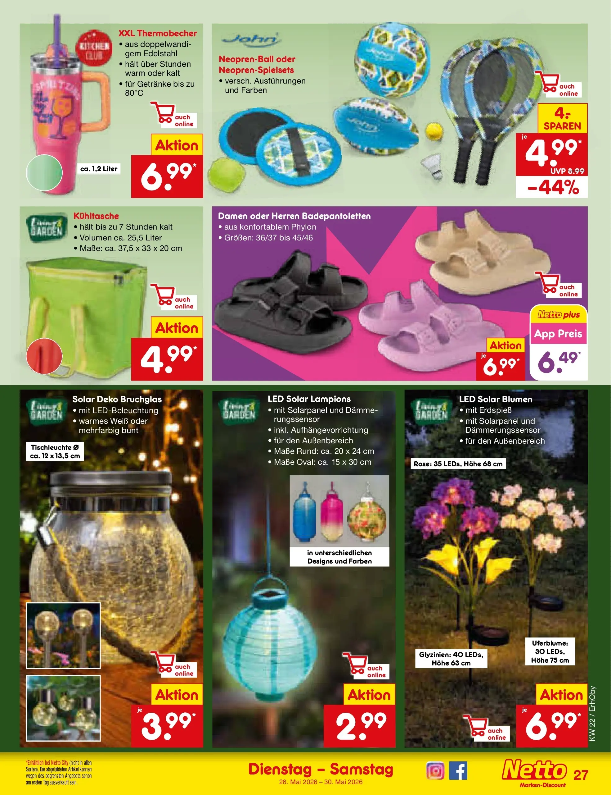 Netto Marken-Discount Prospekt Mauern (ab 26.05.2026) » Angebote | Seite: 33 | Produkte: Blumen