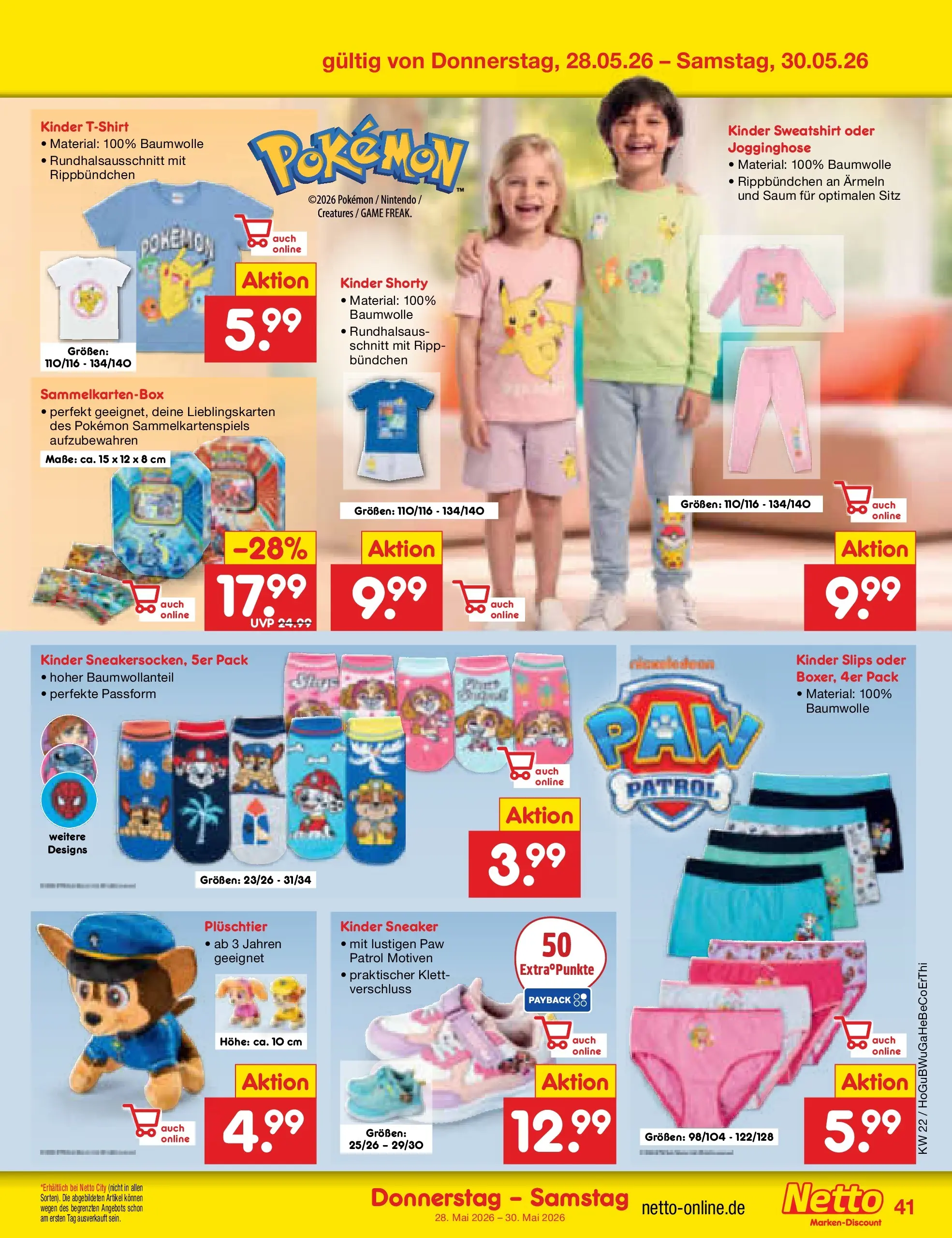 Netto Marken-Discount Prospekt Nordhausen (ab 26.05.2026) » Angebote | Seite: 49 | Produkte: Jogginghose, Sweatshirt
