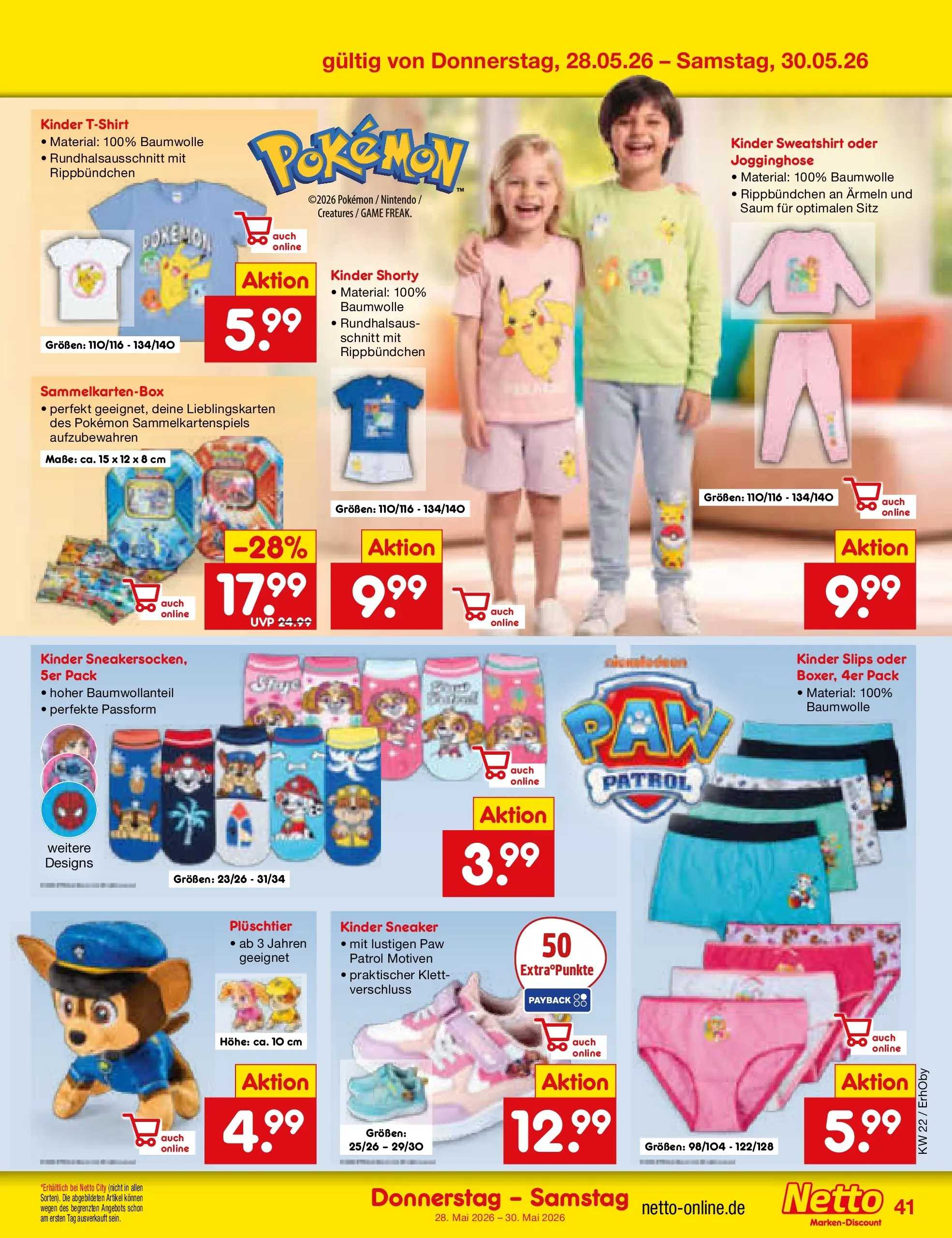 Netto Marken-Discount Prospekt Mauern (ab 26.05.2026) » Angebote | Seite: 49 | Produkte: Jogginghose, Sweatshirt