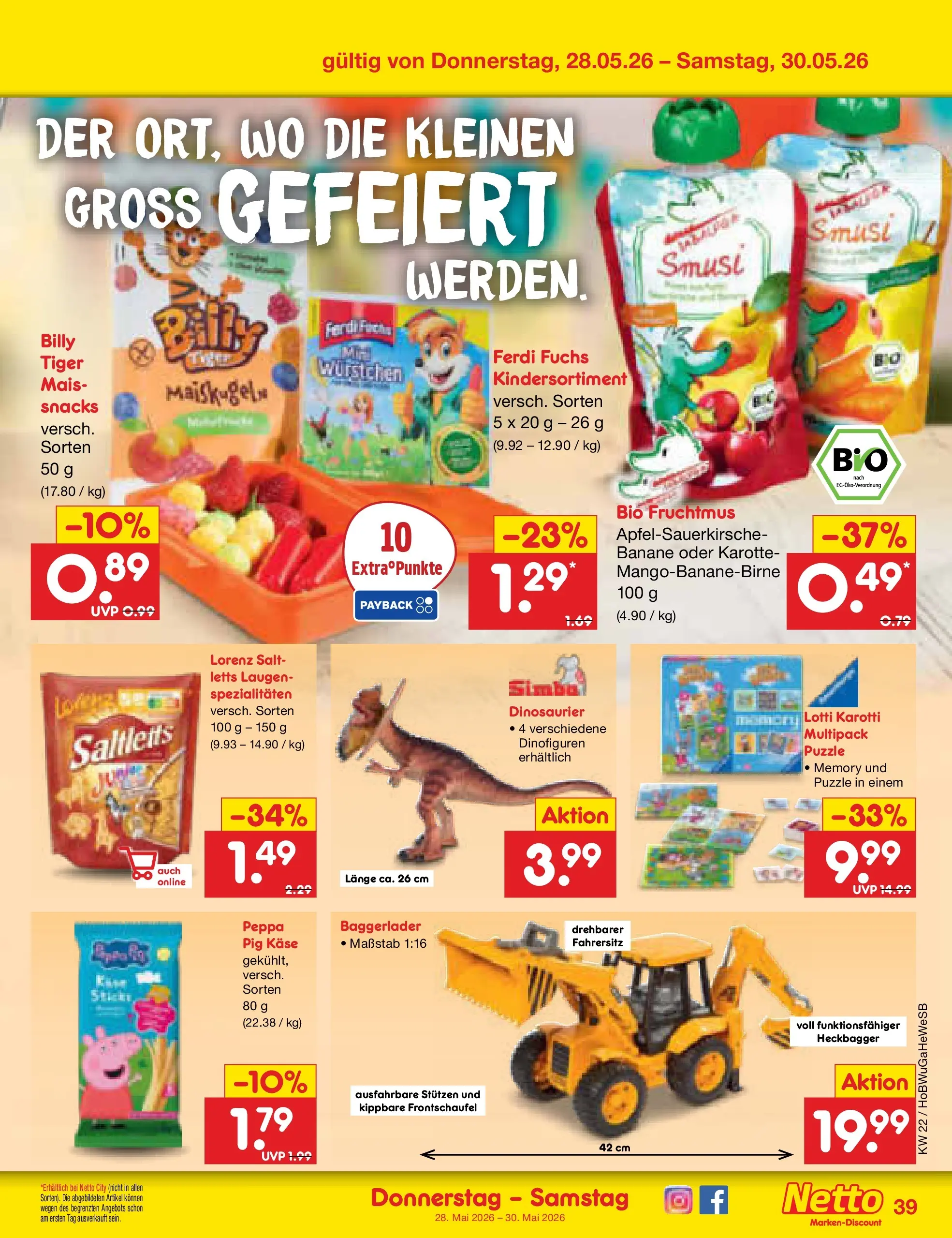 Netto Marken-Discount Prospekt Stemwede-Dielingen (ab 26.05.2026) » Angebote | Seite: 47 | Produkte: Käse, Karotte