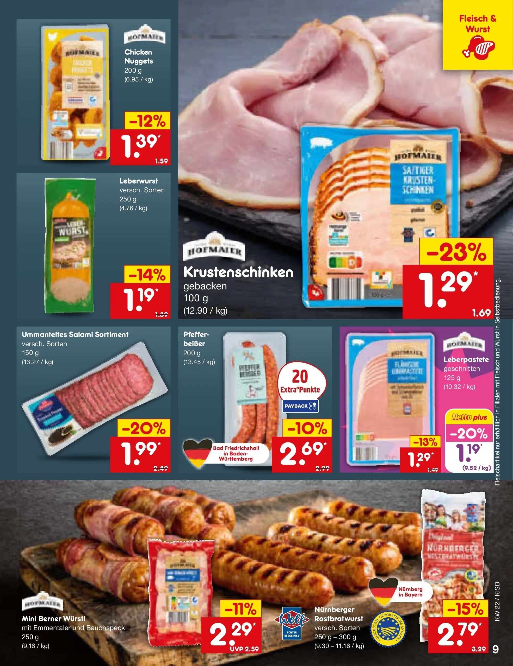 Netto Marken-Discount Prospekt Oberhaid (ab 26.05.2026) » Angebote | Seite: 11 | Produkte: Pfeffer, Wurst, Salami, Schinken