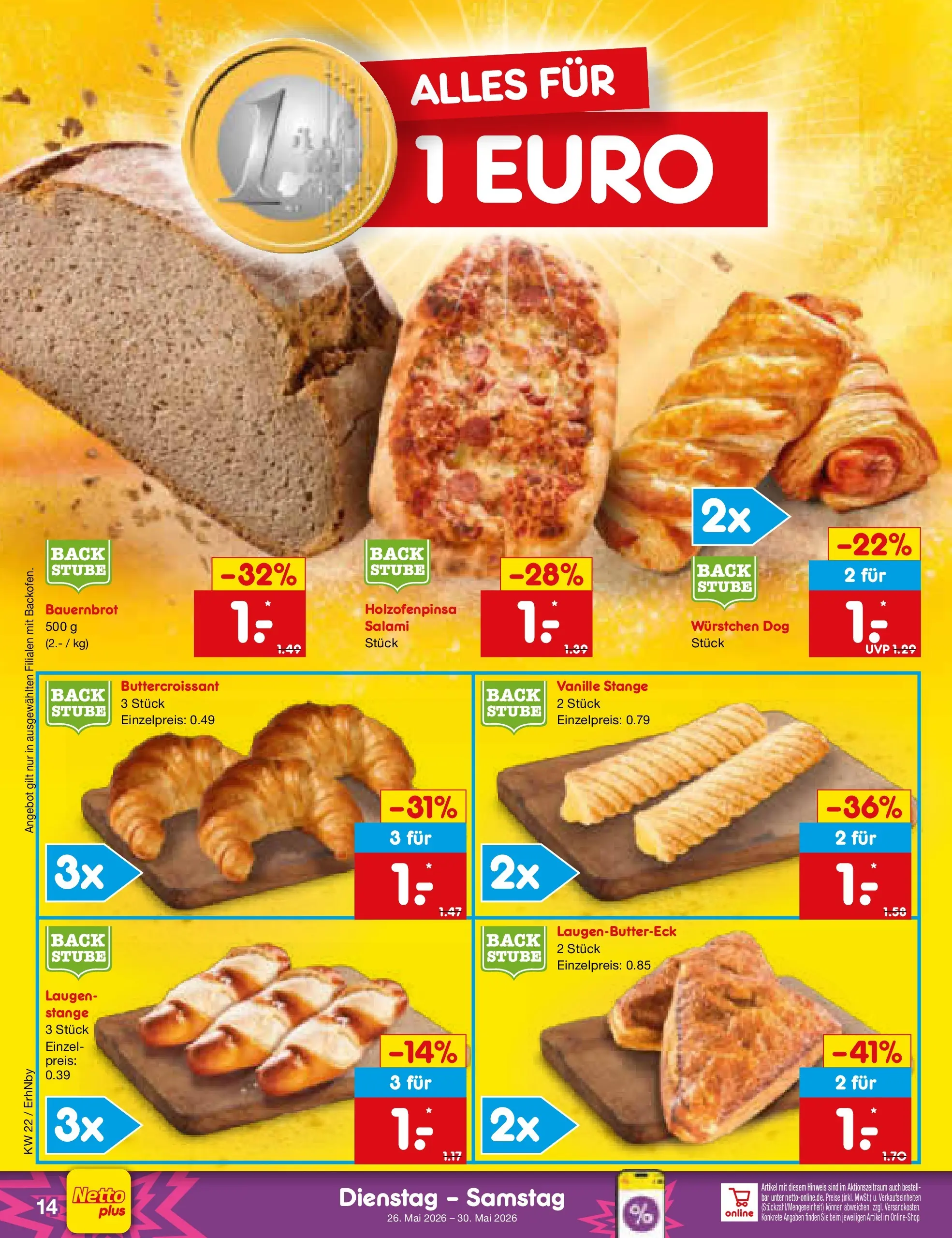 Netto Marken-Discount Prospekt Ergolding (ab 26.05.2026) » Angebote | Seite: 18 | Produkte: Salami
