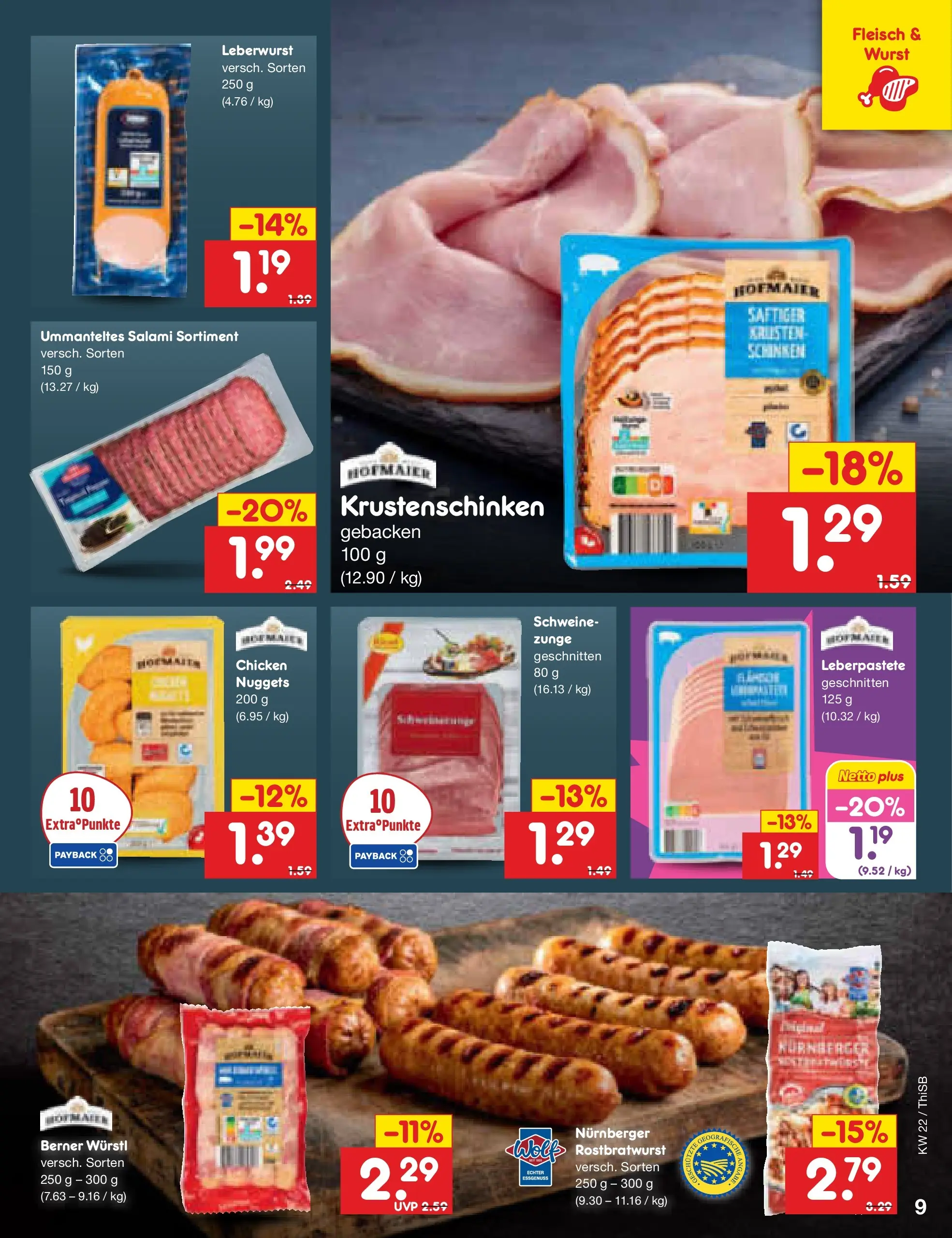 Netto Marken-Discount Prospekt Pirna (ab 26.05.2026) » Angebote | Seite: 11 | Produkte: Würstl, Wurst, Schinken, Fleisch