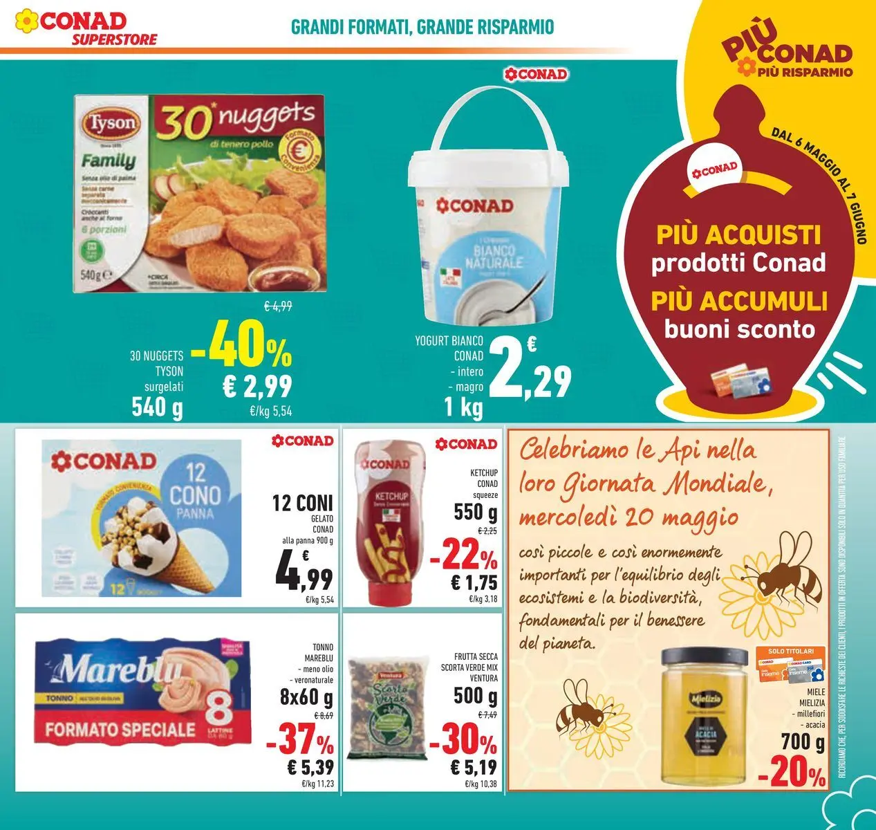 Volantino Conad dal 19/05/2026 > Anteprima | Pagina: 11 | Prodotti: Pollo, Ketchup, Frutta, Olio