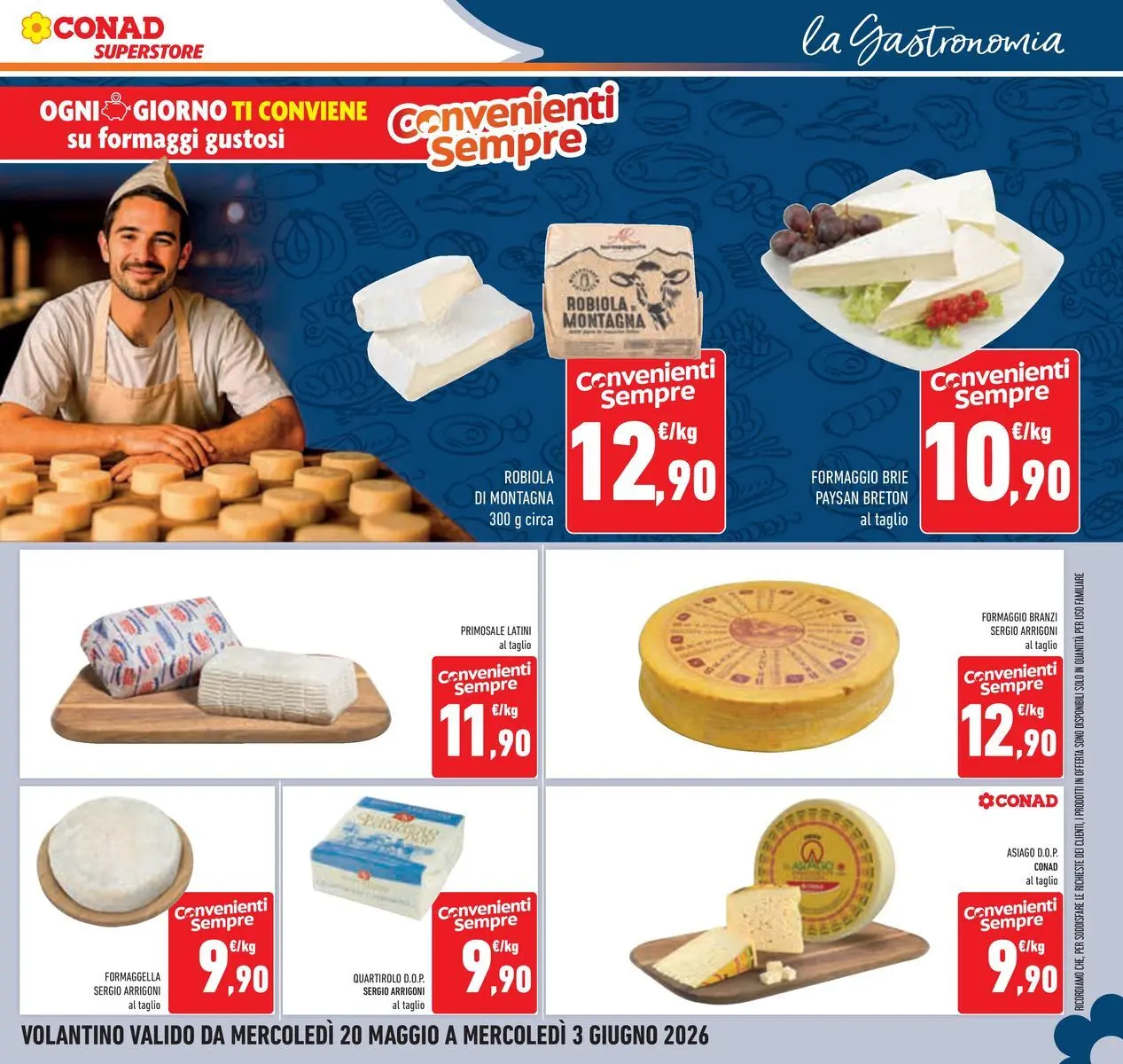 Volantino Conad dal 19/05/2026 > Anteprima | Pagina: 21 | Prodotti: Formaggio, Robiola