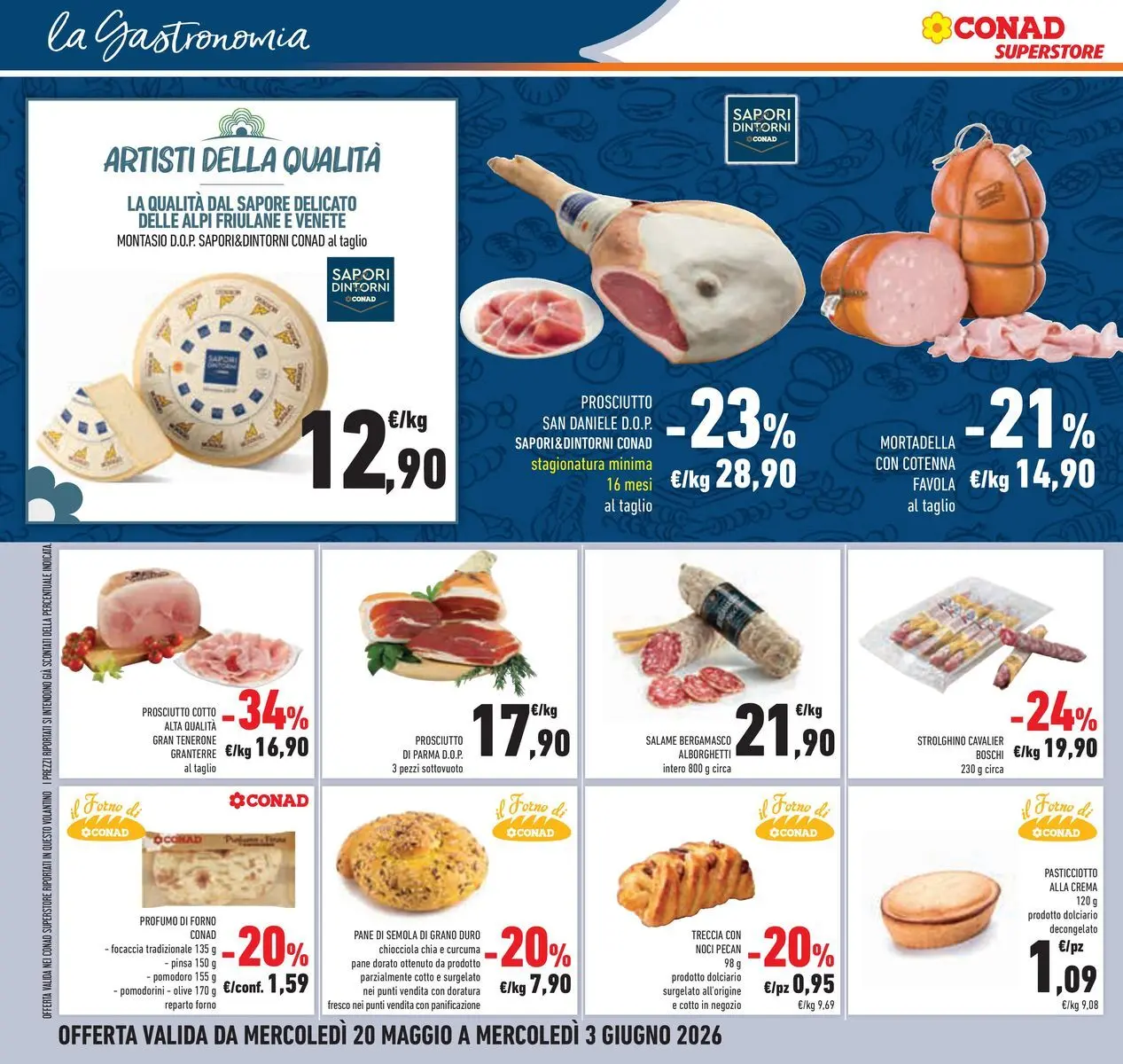 Volantino Conad dal 19/05/2026 > Anteprima | Pagina: 24 | Prodotti: Prosciutto Cotto, Pomodoro, Prosciutto, Profumo