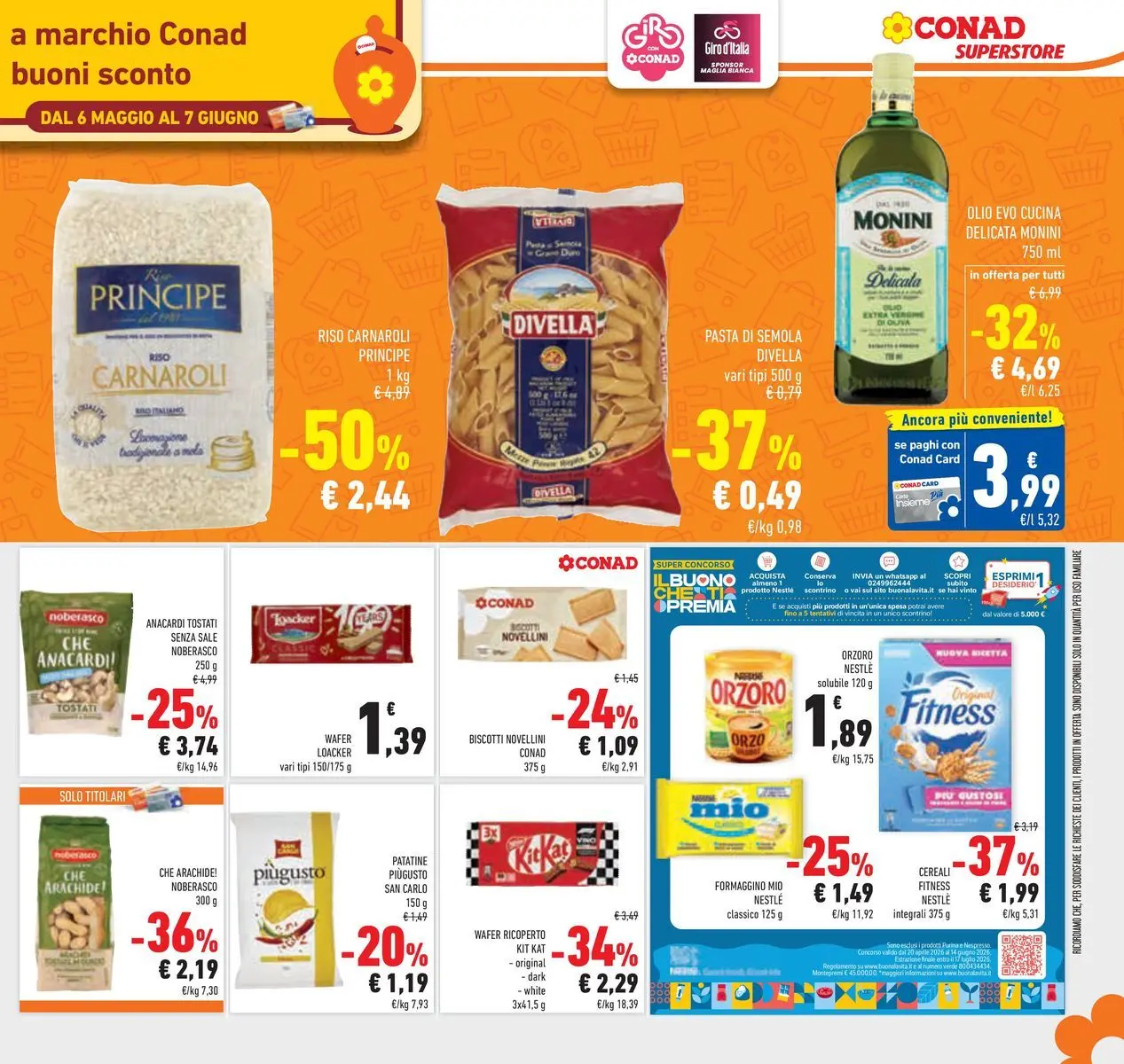 Volantino Conad dal 19/05/2026 > Anteprima | Pagina: 31 | Prodotti: Riso Carnaroli, Riso, Biscotti, Pasta