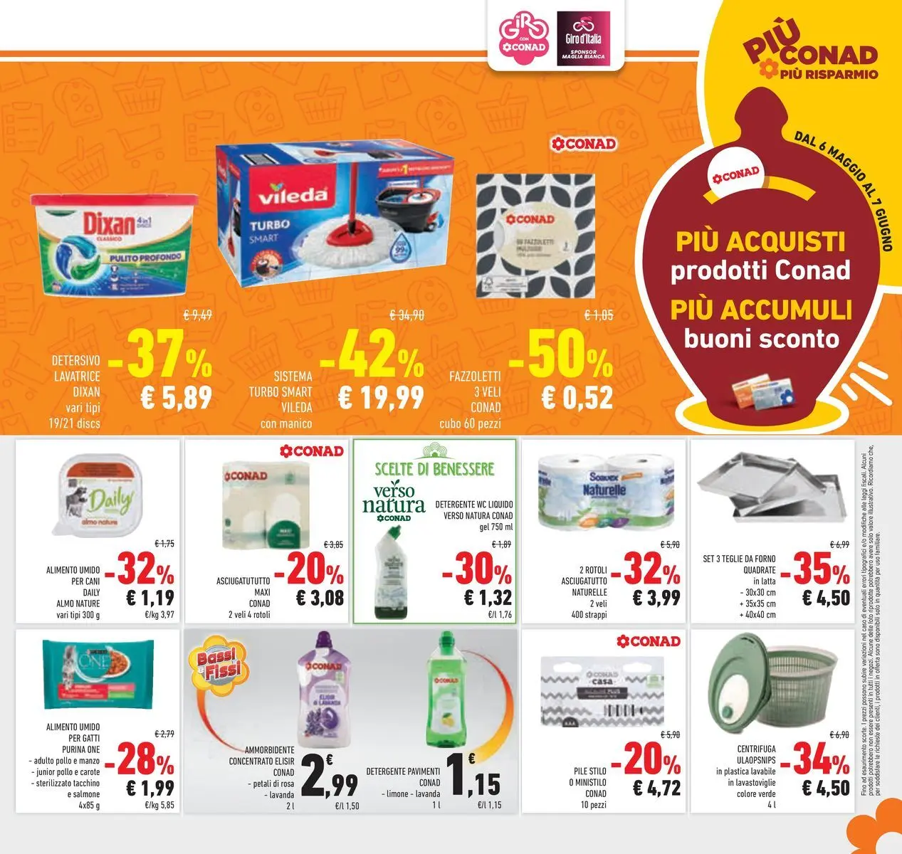 Volantino Conad dal 19/05/2026 > Anteprima | Pagina: 35 | Prodotti: Pollo, Centrifuga, Asciugatutto, Lavanda