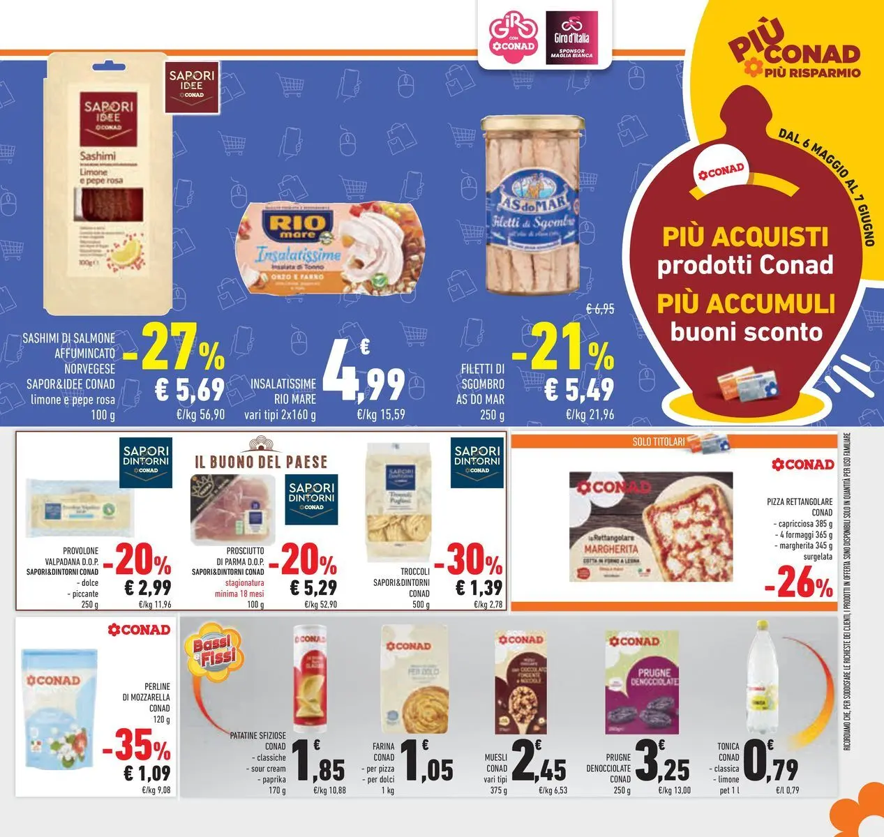 Volantino Conad dal 19/05/2026 > Anteprima | Pagina: 39 | Prodotti: Salmone, Pepe, Limone, Farina
