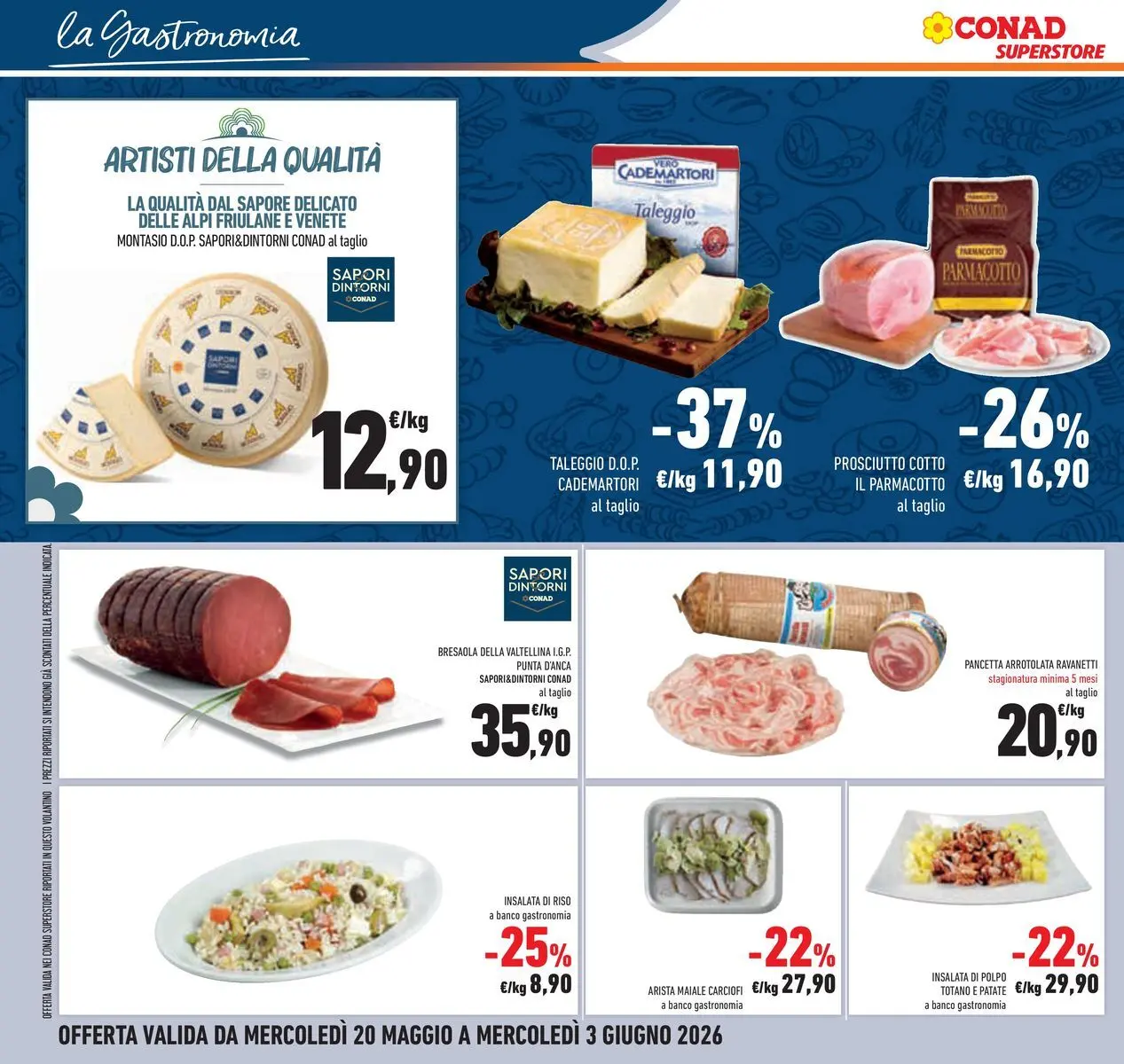 Volantino Conad dal 19/05/2026 > Anteprima | Pagina: 16 | Prodotti: Riso, Pancetta, Totano, Insalata di riso