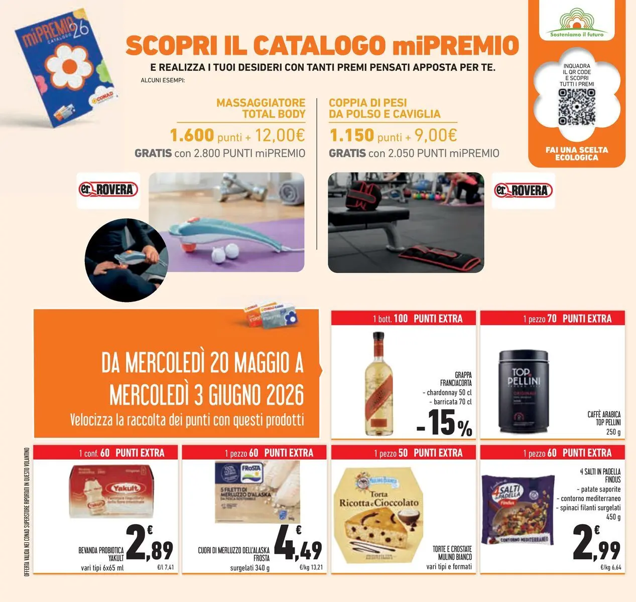 Volantino Conad dal 19/05/2026 > Anteprima | Pagina: 44 | Prodotti: Cioccolato, Merluzzo, Torta, Ricotta