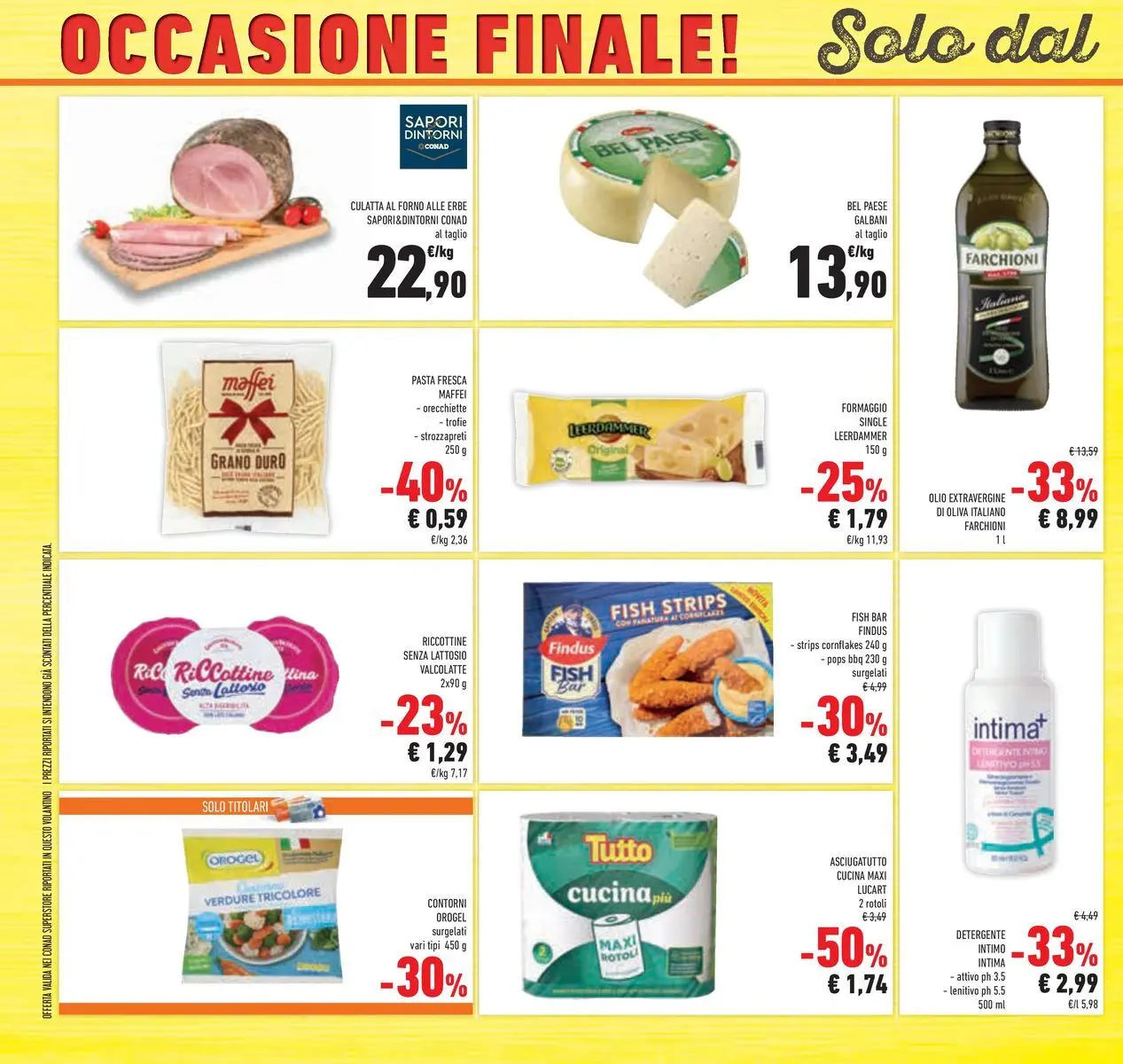 Volantino Conad dal 19/05/2026 > Anteprima | Pagina: 46 | Prodotti: Olio, Pasta, Ricotta, Orecchiette