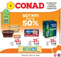 Anteprima del volantino Conad - Sconti fino al 50% valido a partire dal 19.05.2026